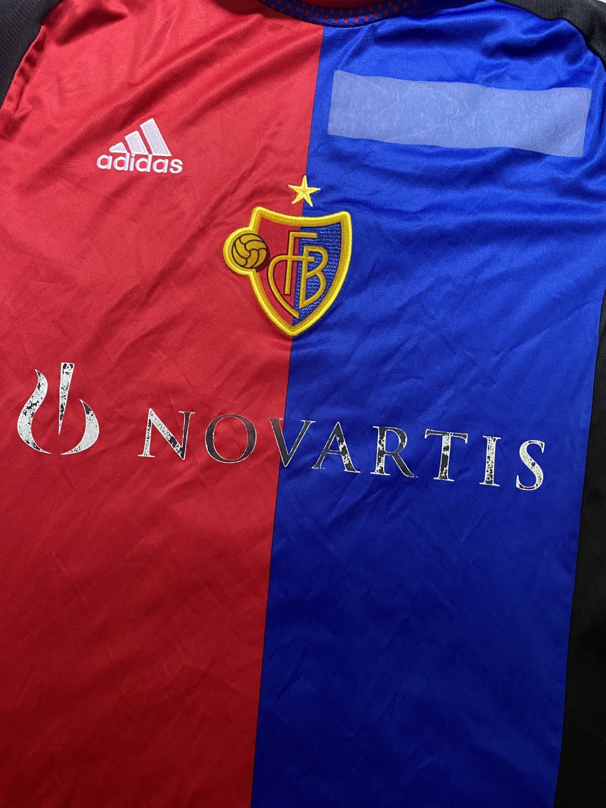 Adidas × Vintage Adidas FC Basel 2016/17 Home Football Shirt Soccer Jersey Size US M / EU 48-50 / 2 - 4 Thumbnail