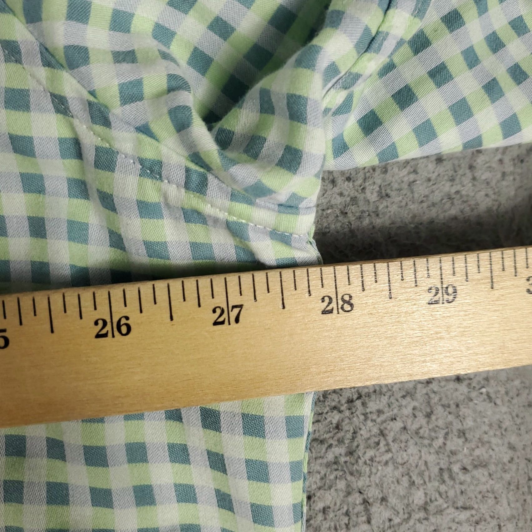 Robert Graham Robert Graham Shirt Mens 3XL Green Check Button-Up Long Sleeve Casual Formal Business Shirts Men Size US XXL / EU 58 / 5 - 6 Thumbnail