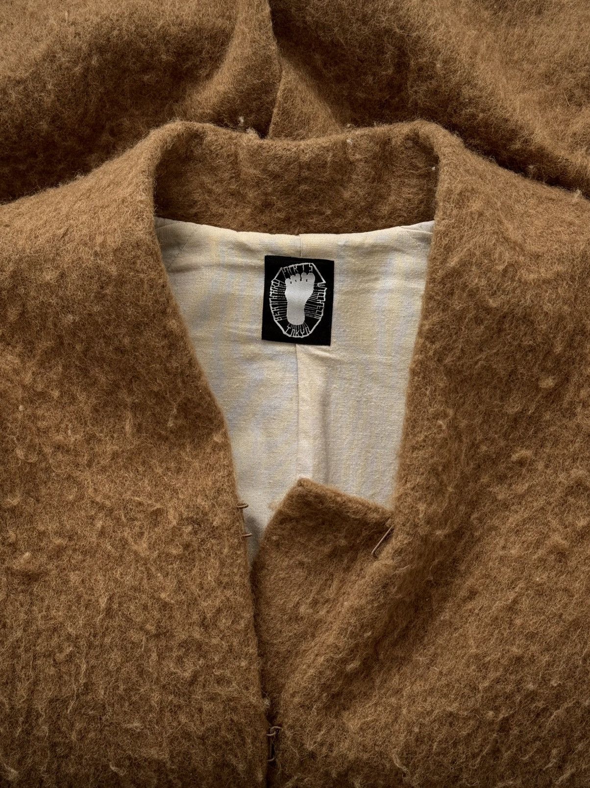 Bernhard Willhelm Bernhard Willhelm 'Keep It Unreal' Wool Cocoon Coat Size S / US 4 / IT 40 - 5 Thumbnail