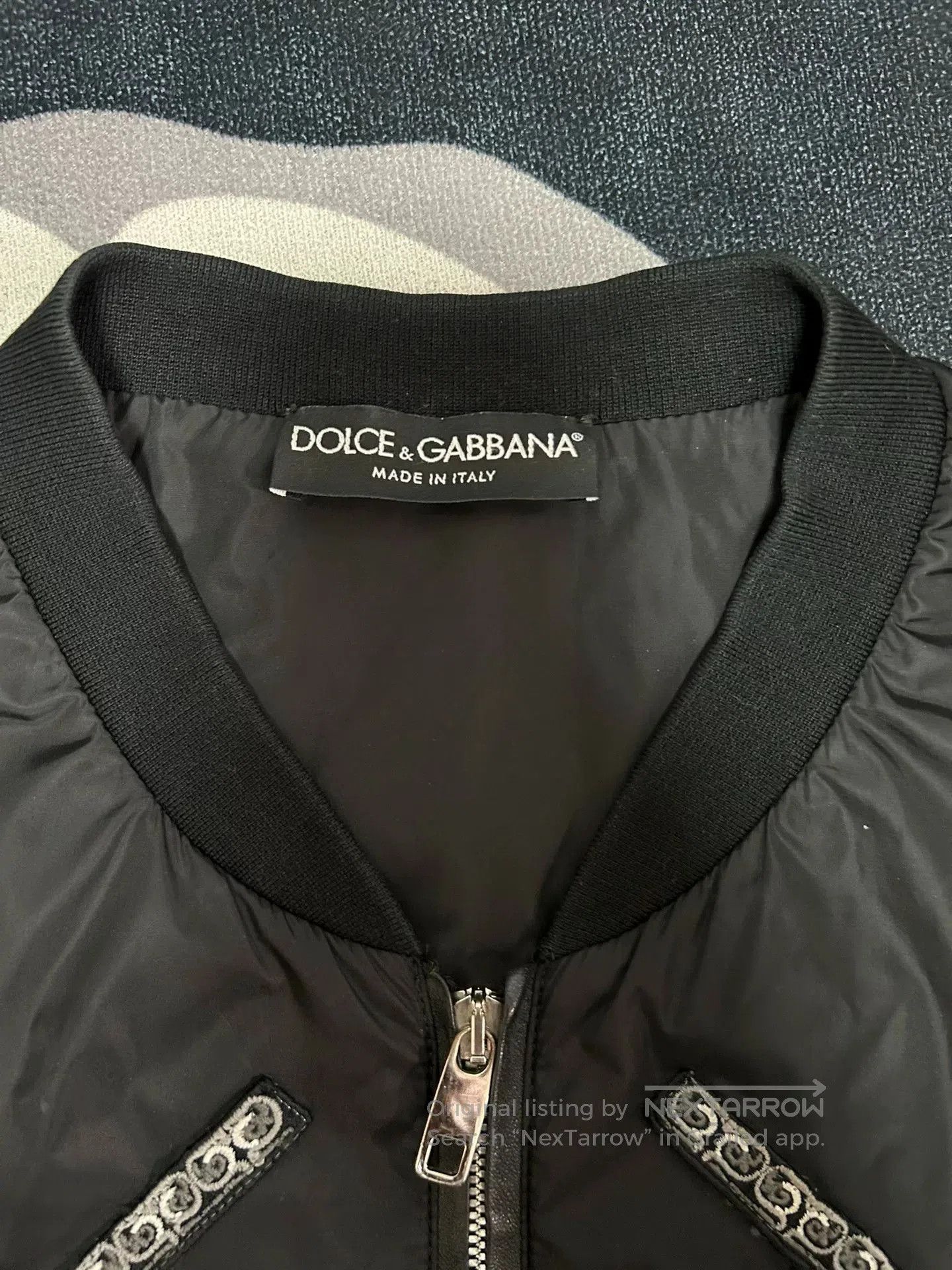 Dolce & Gabbana Dolce & Gabbana Quilted Baseball Jacket. Size US L / EU 52-54 / 3 - 2 Thumbnail