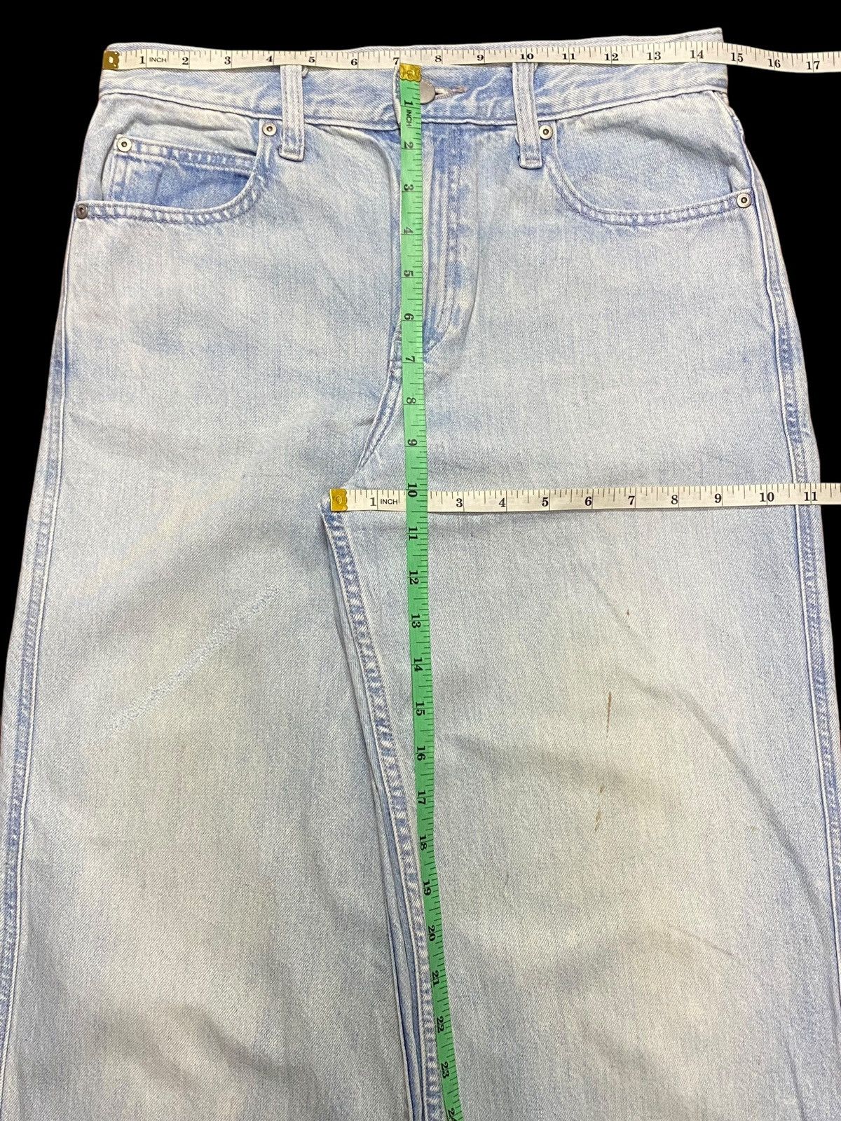 Japanese Brand Vintage Japanese Brand Uniqlo Faded Wash Baggy Jeans Size US 29 - 11 Thumbnail