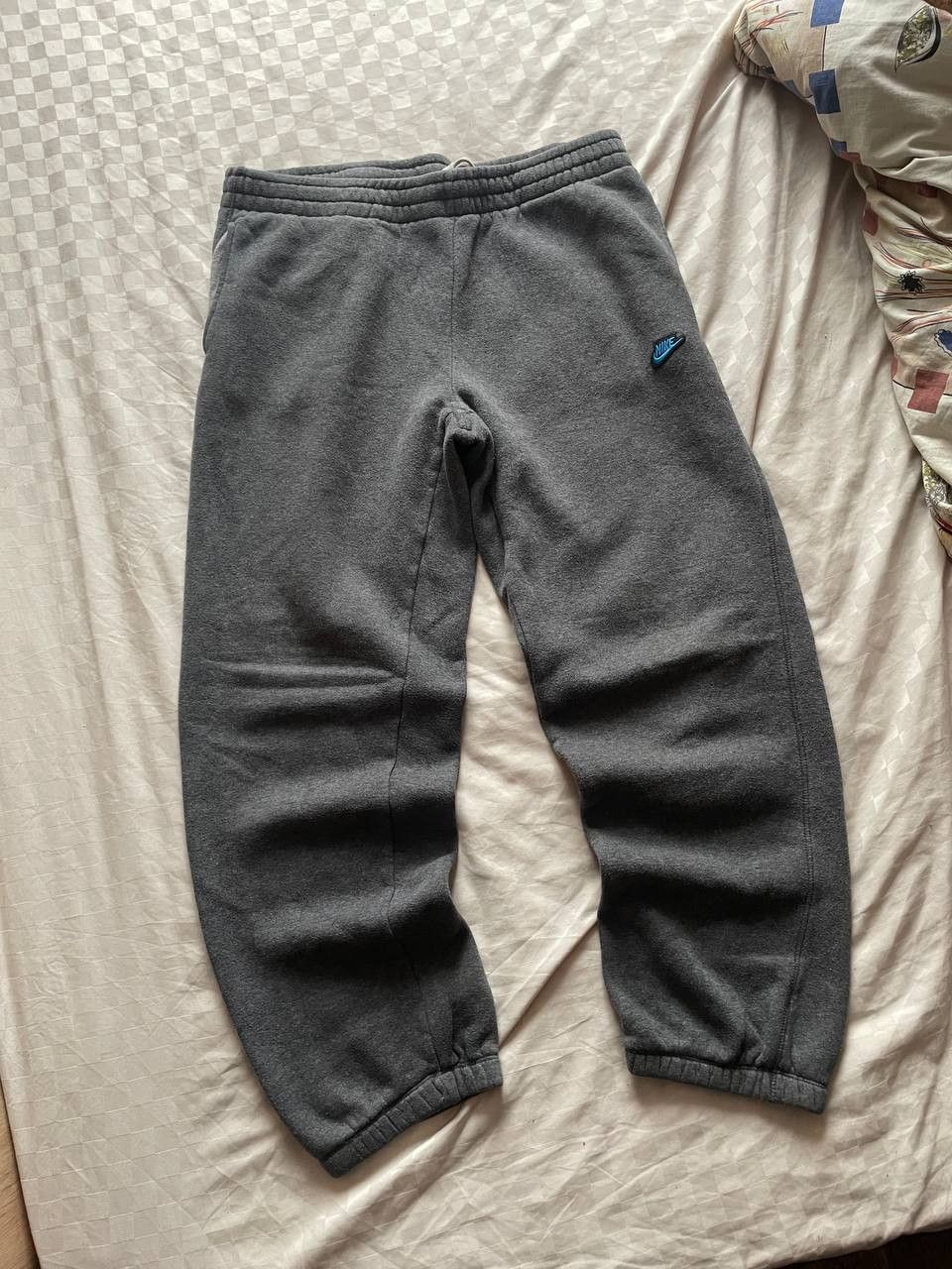 Nike Vintage Nike Sweatpants Mini Swoosh Wide Leg Baggy Drill Size US 33 - 2 Thumbnail