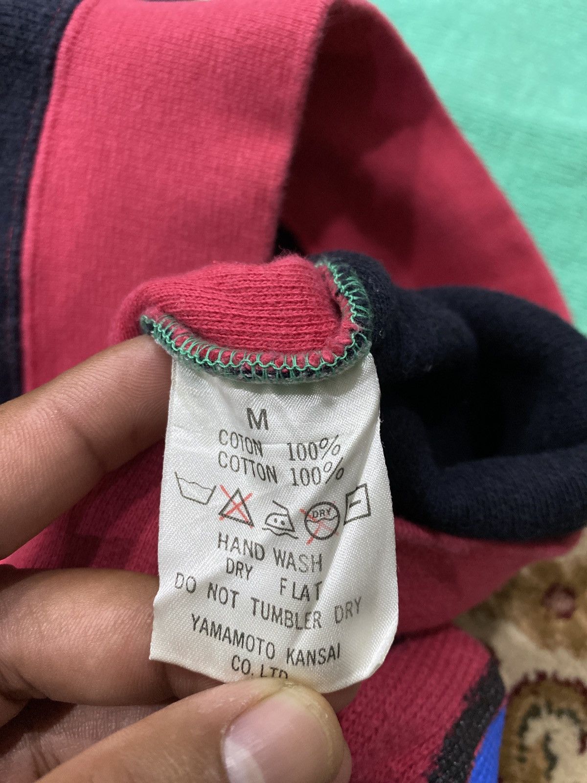 Designer × Kansai Yamamoto × Vintage Vintage Kansai Yamamoto Sweatshirt Size US M / EU 48-50 / 2 - 9 Thumbnail