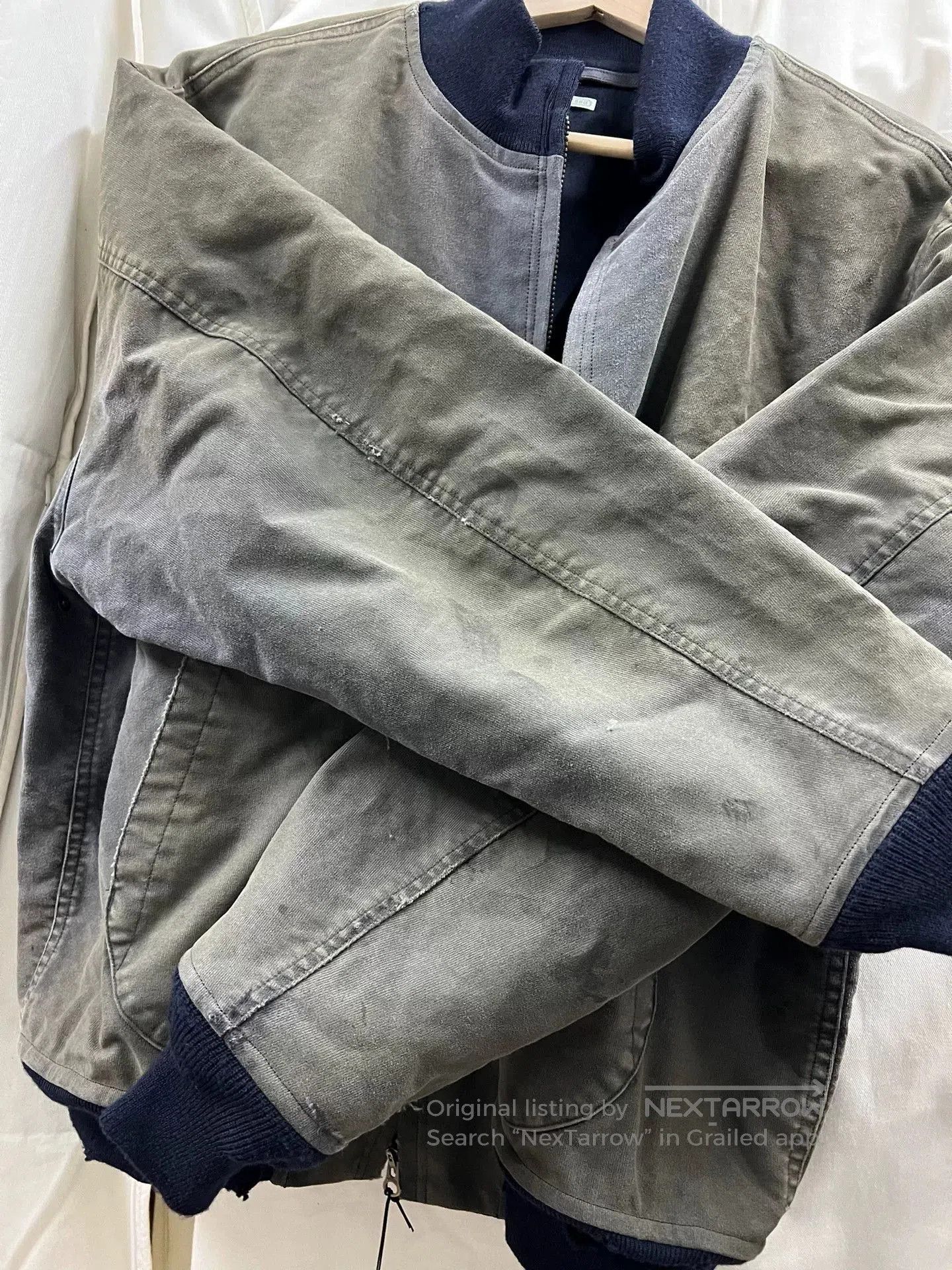A.PRESSE Vintage WW2 US NAVY Blue Deck Jacket. Size US M / EU 48-50 / 2 - 7 Thumbnail