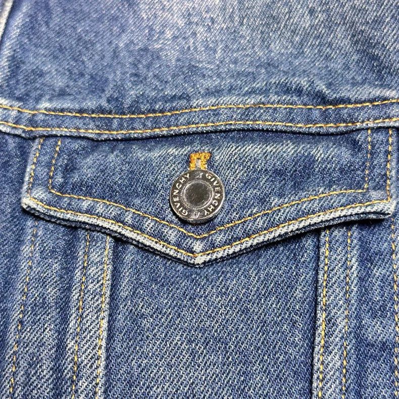 Givenchy Givenchy Back embroidered denim jacket Size US M / EU 48-50 / 2 - 4 Thumbnail