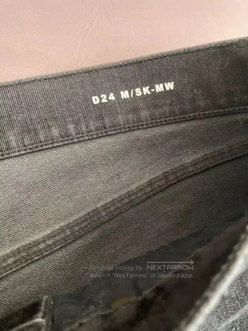 Saint Laurent Paris Saint Laurent Water Wave Claw Black Jeans. Size US 32 / EU 48 - 4 Thumbnail