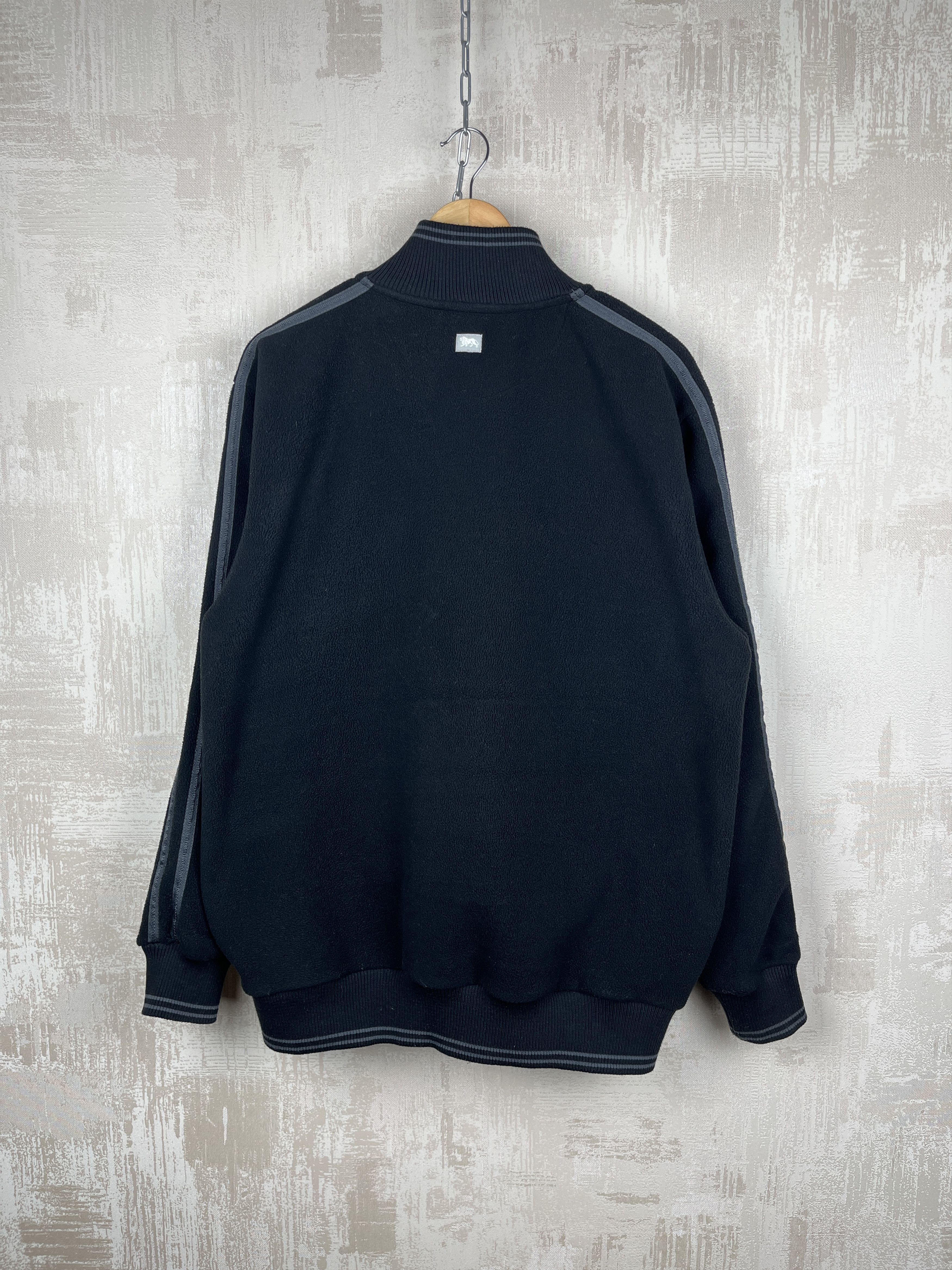 Lonsdale × Vintage Vintage Lonsdale 00s Big Logo Full Zip Fleece Jacket Size US L / EU 52-54 / 3 - 15 Thumbnail