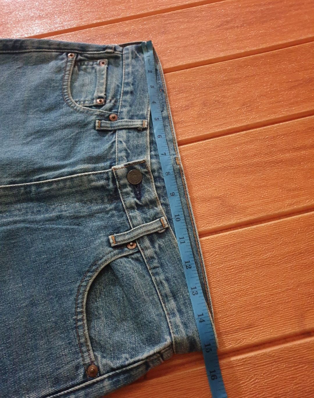 Levi's 💥Vintage Levis big E 502 Salvedge J22 denim pant Size US 30 / EU 46 - 13 Thumbnail
