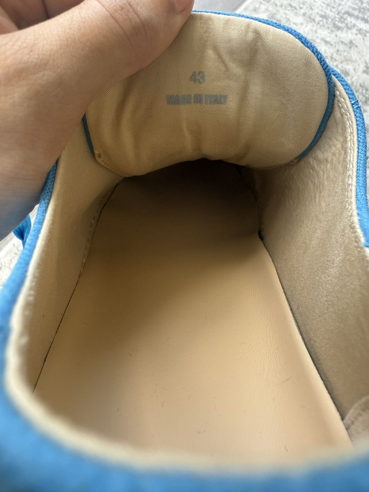Versace VERSACE SneakerCanvas Blue-Palladio Size US 10 / EU 43 - 7 Thumbnail