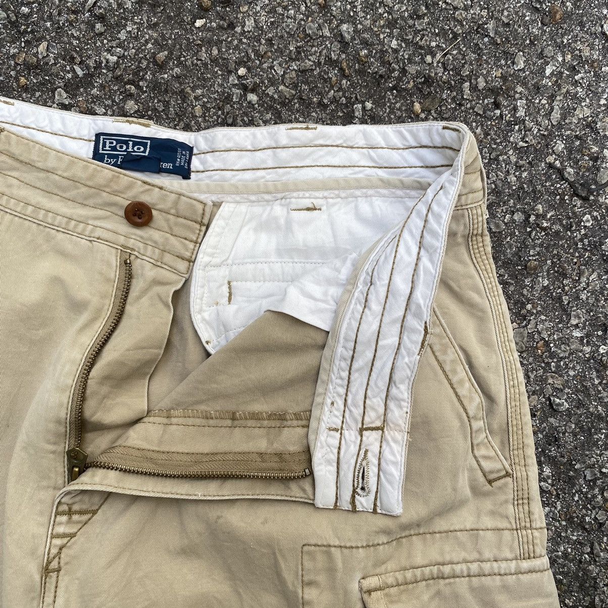RRL Ralph Lauren Vintage Polo Ralph Lauren RRL Heavy Baggy Cargo Shorts Jorts Size US 34 / EU 50 - 3 Thumbnail