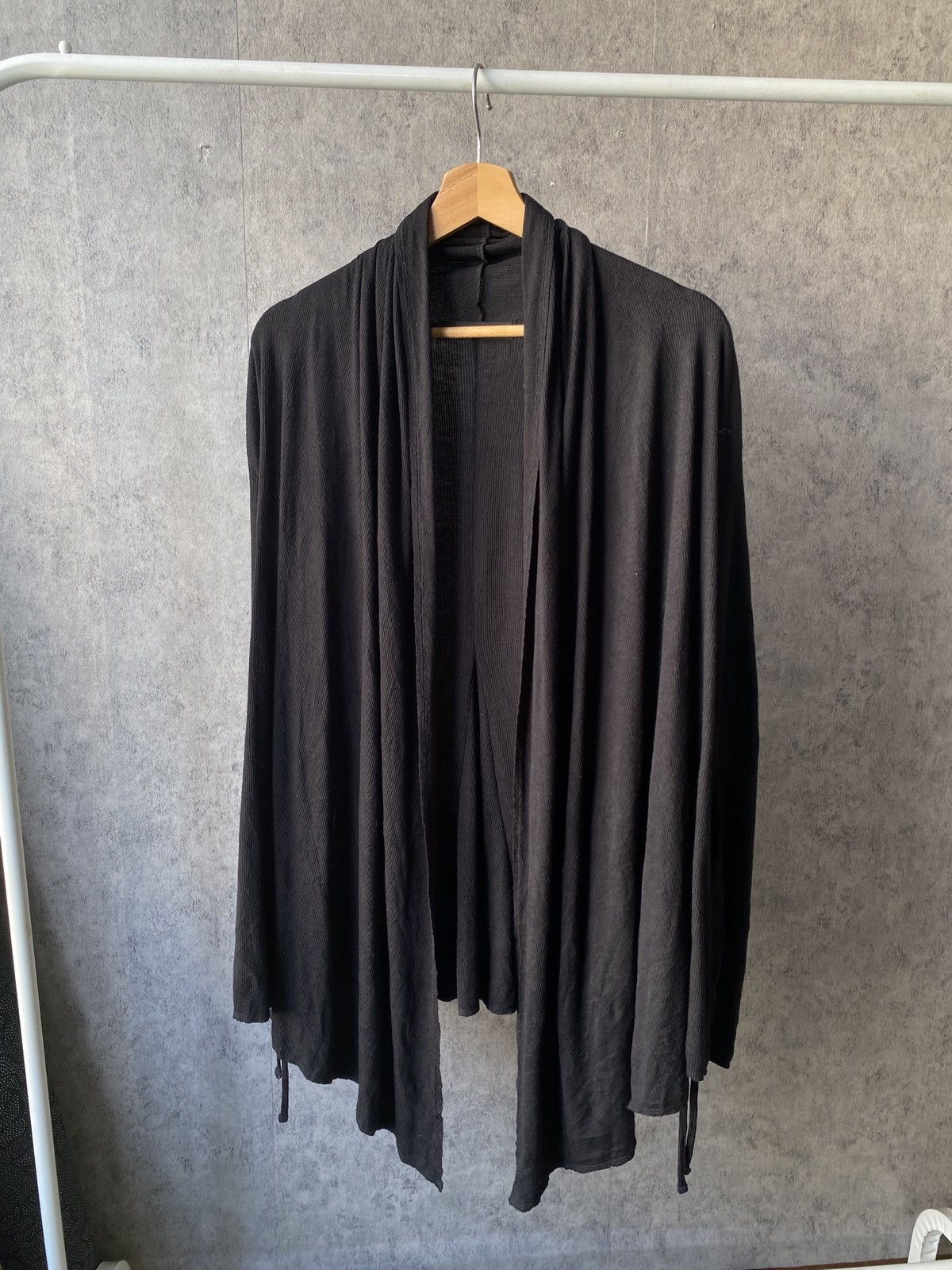 If Six Was Nine FUGA Japan Black Cardigan Style Rick Owens Size US M / EU 48-50 / 2 - 2 Thumbnail