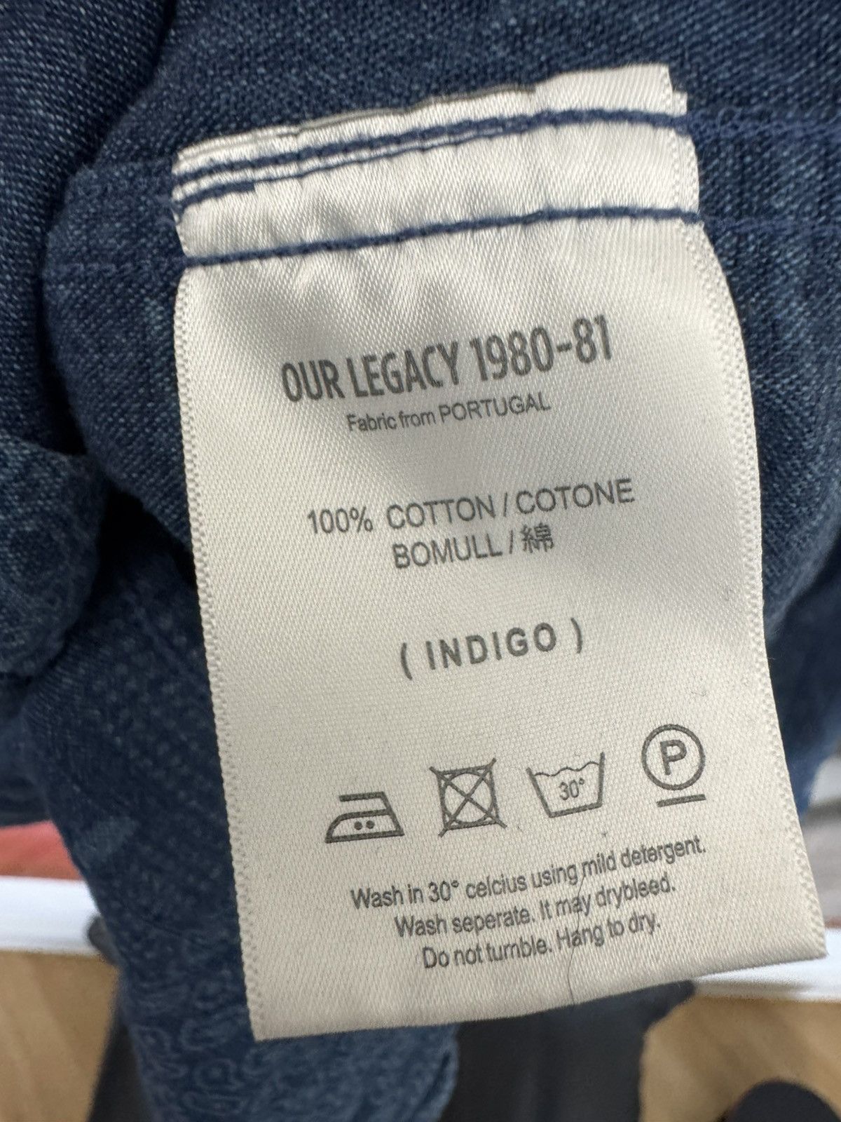 Our Legacy Our Legacy Button Up Shirt Indigo Paisley Casual Luxury rare Size US M / EU 48-50 / 2 - 5 Thumbnail