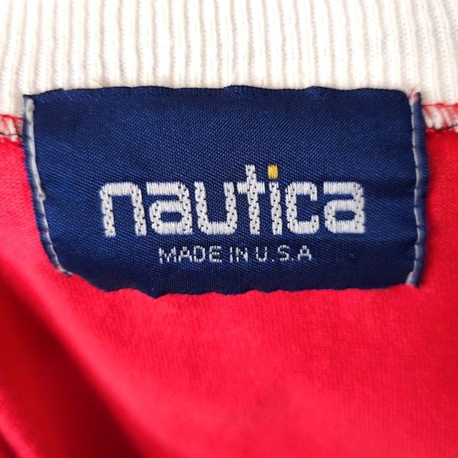 Nautica VINTAGE Nautica T Shirt Mens XL Red 90s Sailing Yacht Made In USA Shirt Mens XL Red 90s Nautica Boating Yacht Racing Fan Tee Size US XL / EU 56 / 4 - 5 Thumbnail