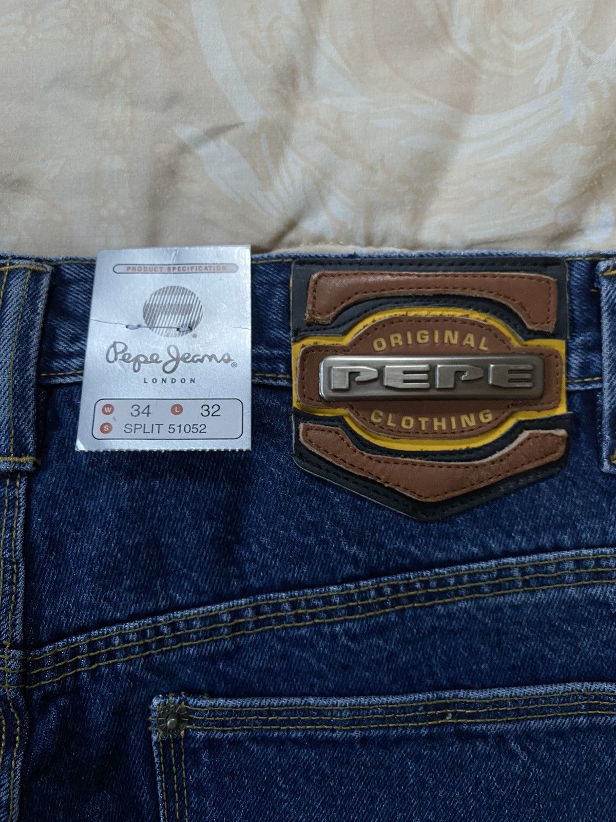 JNCO × Pepe Jeans × Vintage Rare Vintage Y2K Pepe Jeans Piped JNCO Style Jeans Size US 34 / EU 50 - 7 Thumbnail