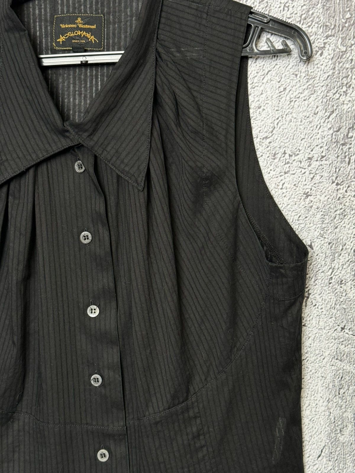 Vivienne Westwood Vivienne Westwood Anglomania Sheer Sleeveless Blouse Shirt Size L / US 10 / IT 46 - 4 Thumbnail