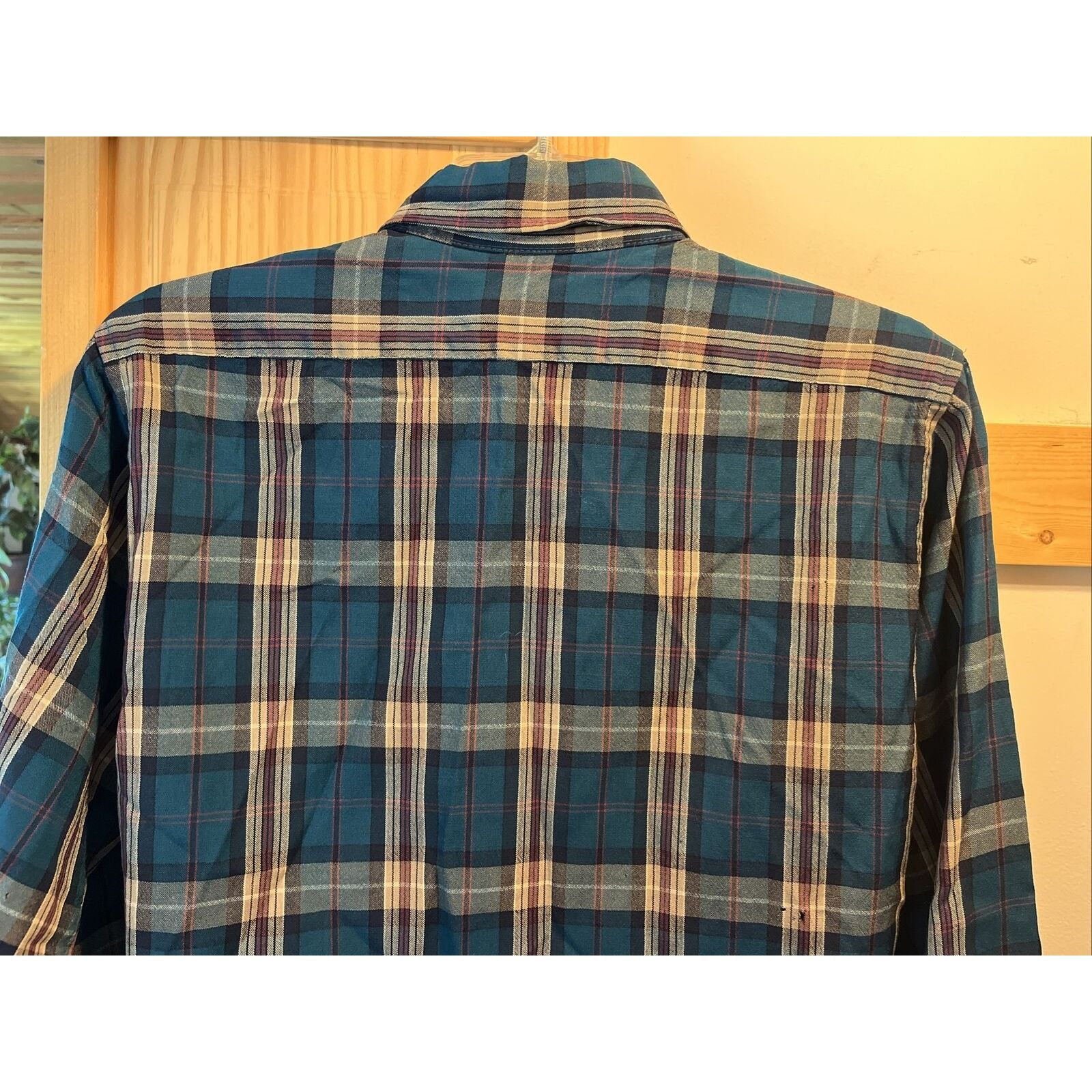 Pendleton Pendleton Vintage Men’s M Blue Plaid LS Button Up Wool Shirt Size US M / EU 48-50 / 2 - 13 Thumbnail