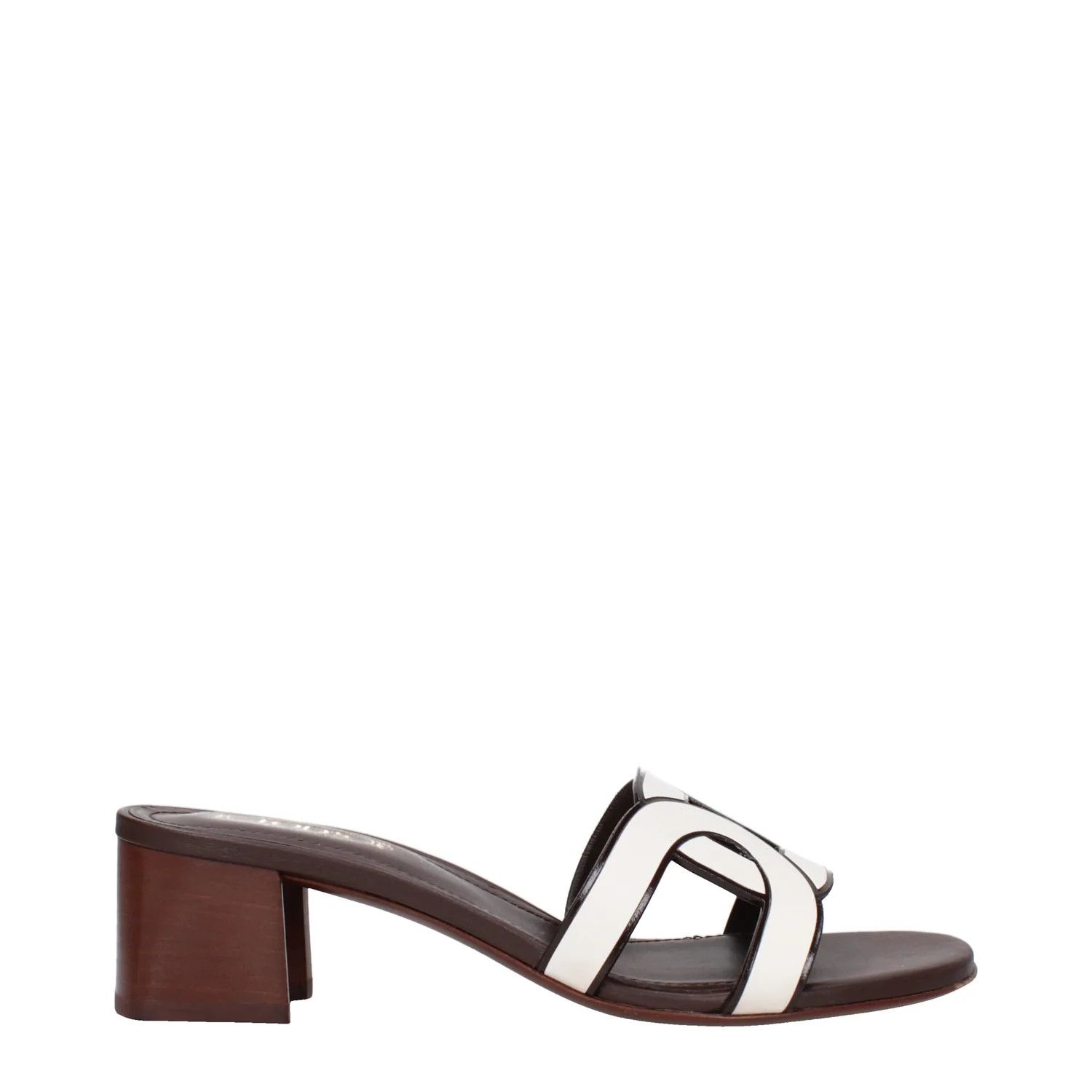 Tod's ob1o1e1224 Leather Sandals in White Size US 6 / IT 36 - 1 Thumbnail