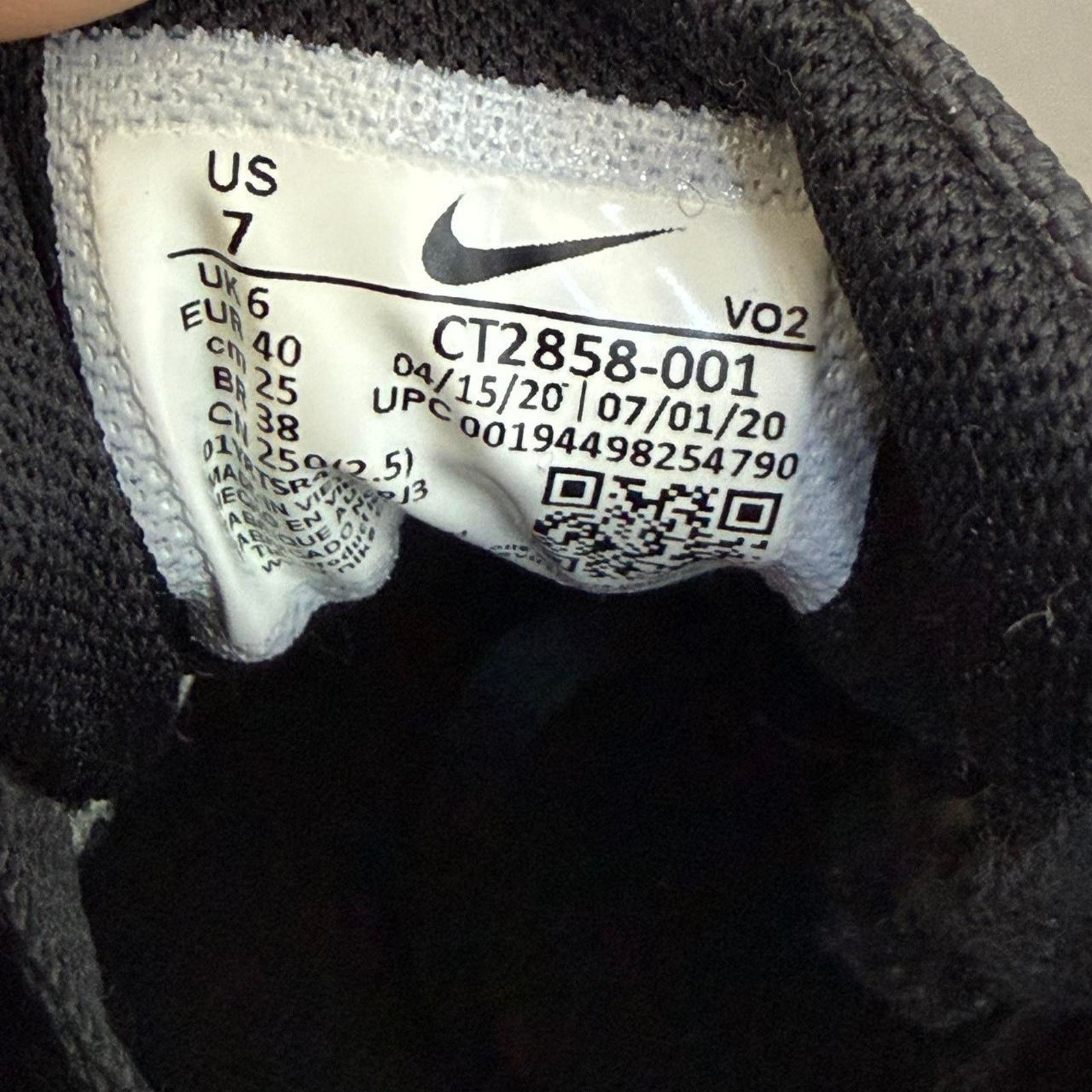 Nike Nike Air Force 1 AF1 Goretex Black Size US 7 / EU 40 - 7 Thumbnail