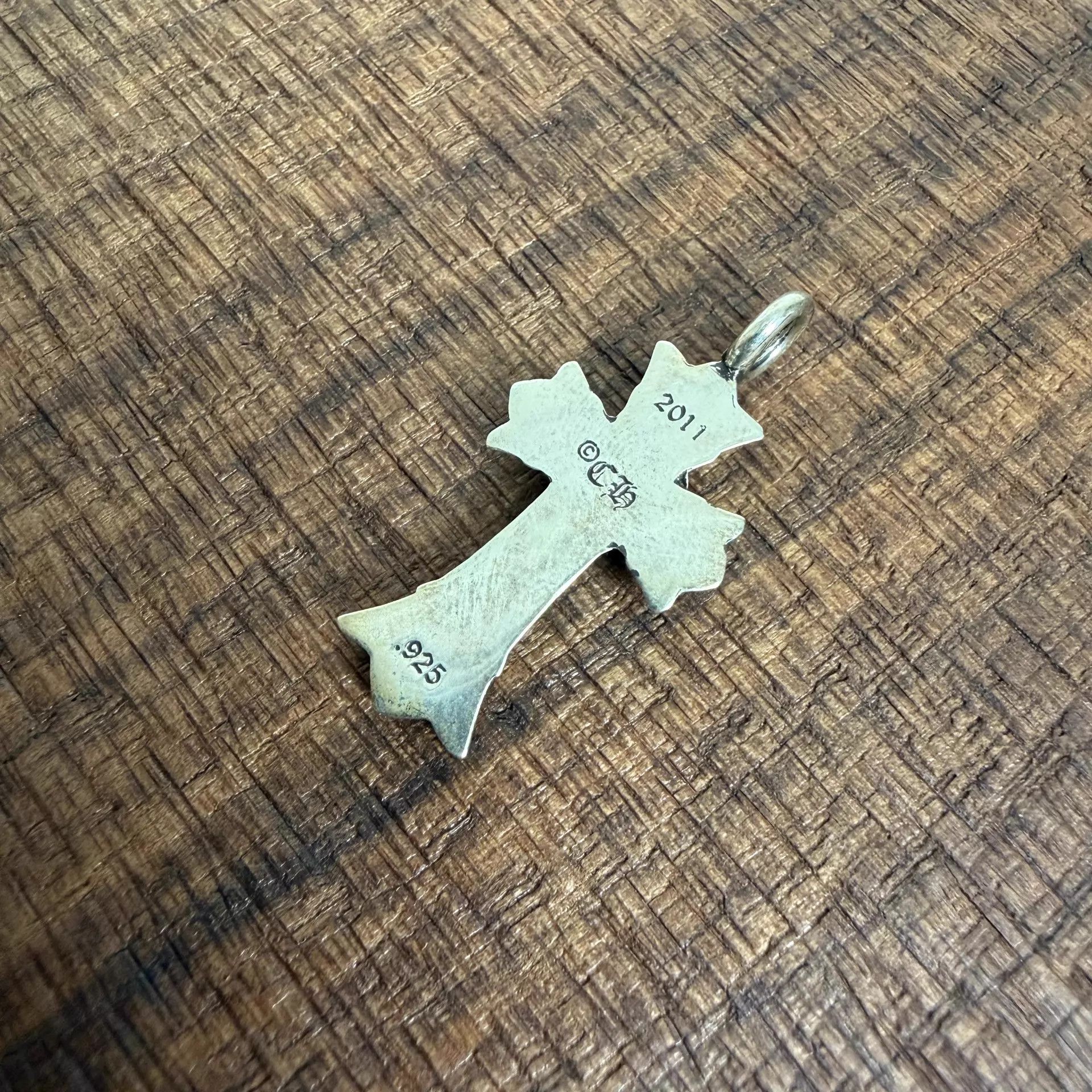 Chrome Hearts Chrome Hearts 925 Silver Small Double Layer Cross Pendant Size ONE SIZE - 4 Thumbnail