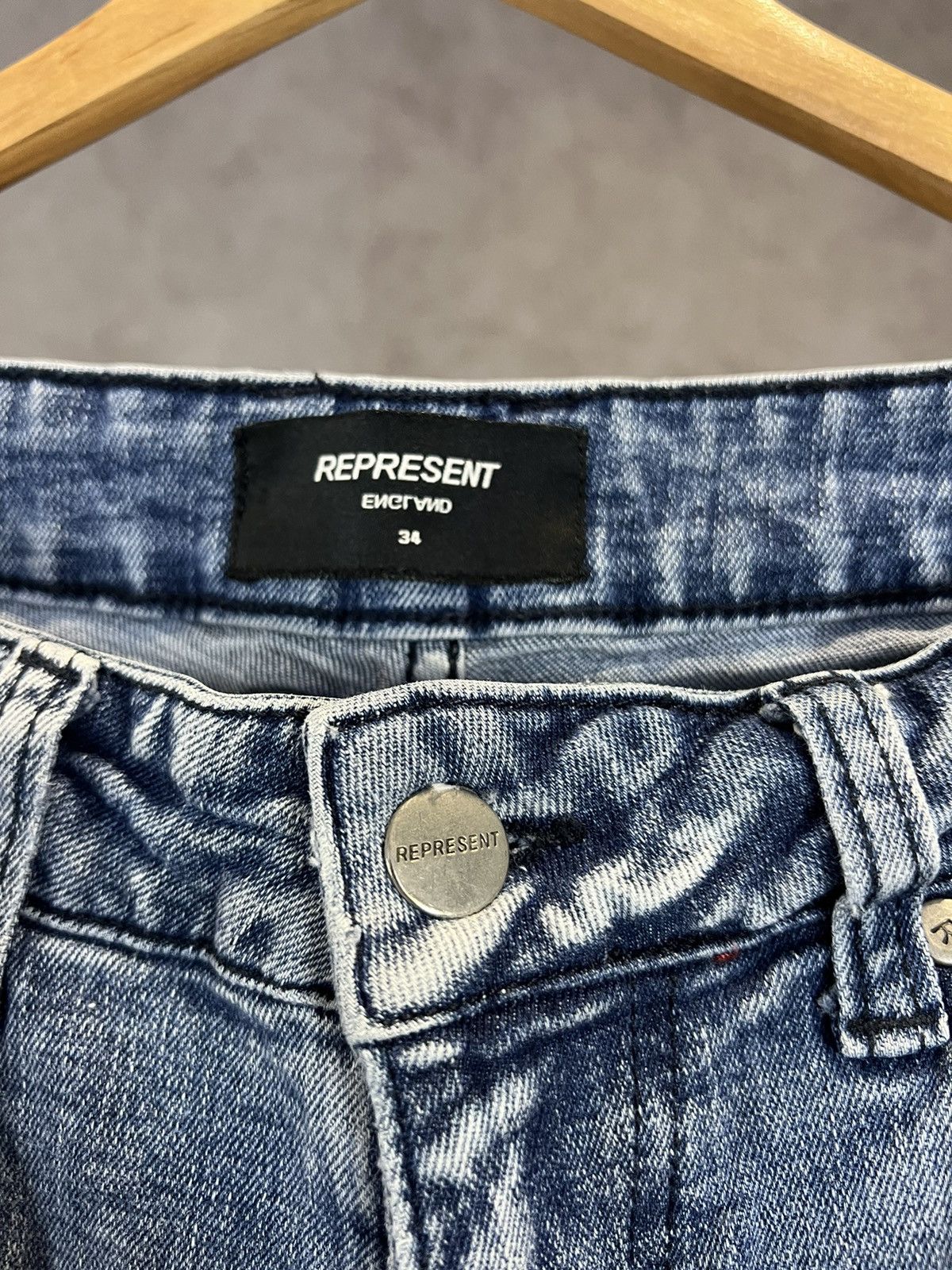 Represent Clo. Represent designer Distressed jeans Size US 32 / EU 48 - 4 Thumbnail