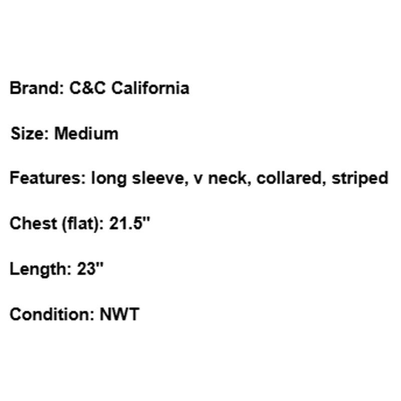 Other NWT C&C California Sweater Stripe Coastal Preppy White M Size M / US 6-8 / IT 42-44 - 8 Thumbnail