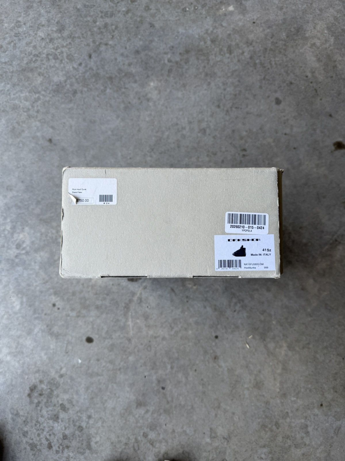 Rick Owens Rick Owens DRKSHDW SS15 “Faun” Hoof Dunks Size 41 Size US 8 / EU 41 - 10 Thumbnail