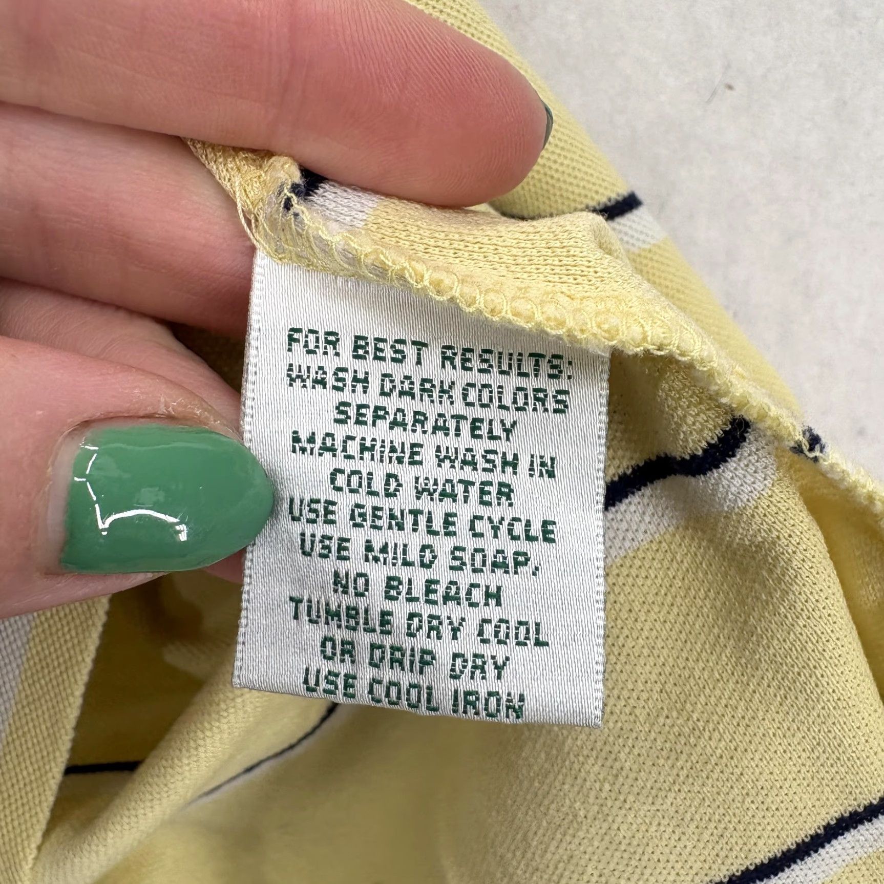 Vintage Masters Polo Shirt Mens L Yellow Pima Cotton Stripe Golf Short Sleeve Cap Collared Vintage: No Size US L / EU 52-54 / 3 - 5 Thumbnail