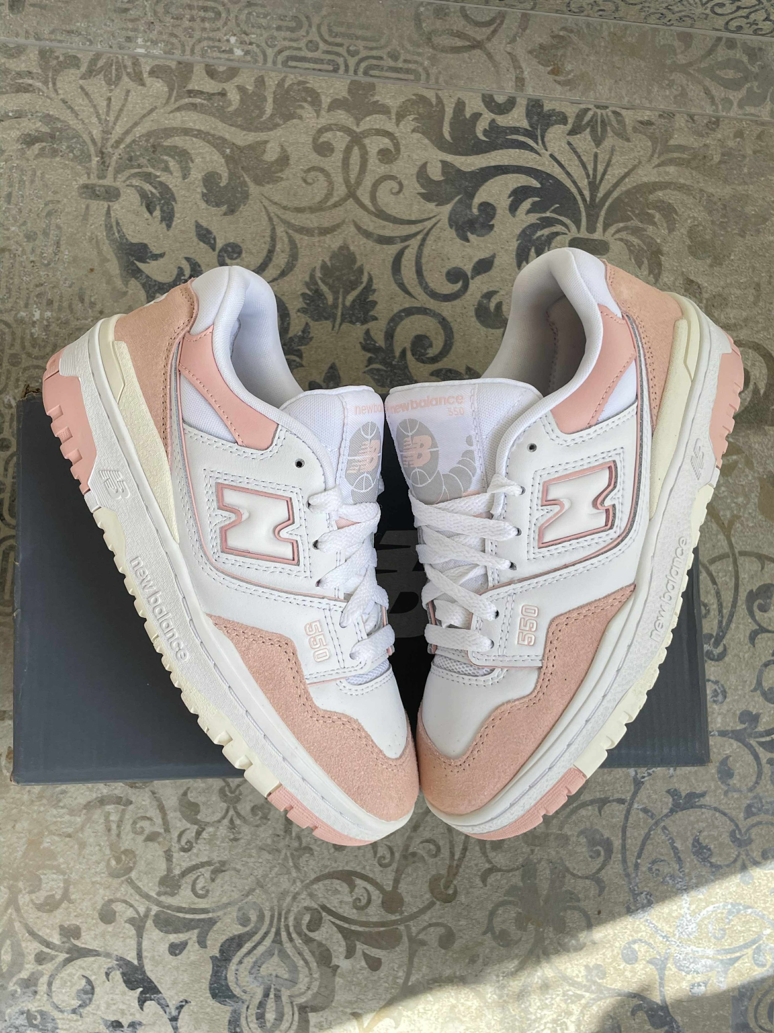 New Balance New Balance 550 Pink Leather US 4.5 EU 37 Size US 4.5 / IT 34.5 - 1 Thumbnail