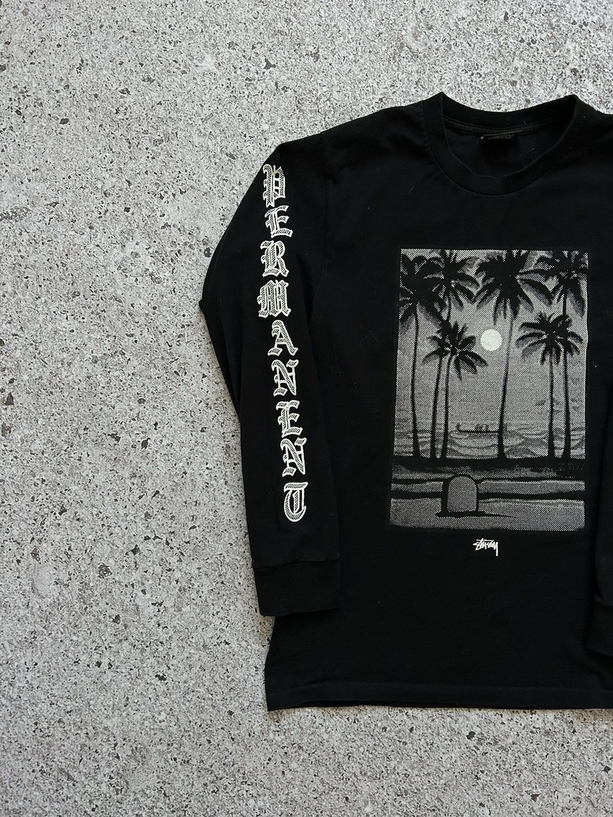 Japanese Brand × Stussy Vintage Stussy Permanent Beach Sun Logo Long Sleeve Shirt Size US S / EU 44-46 / 1 - 2 Thumbnail