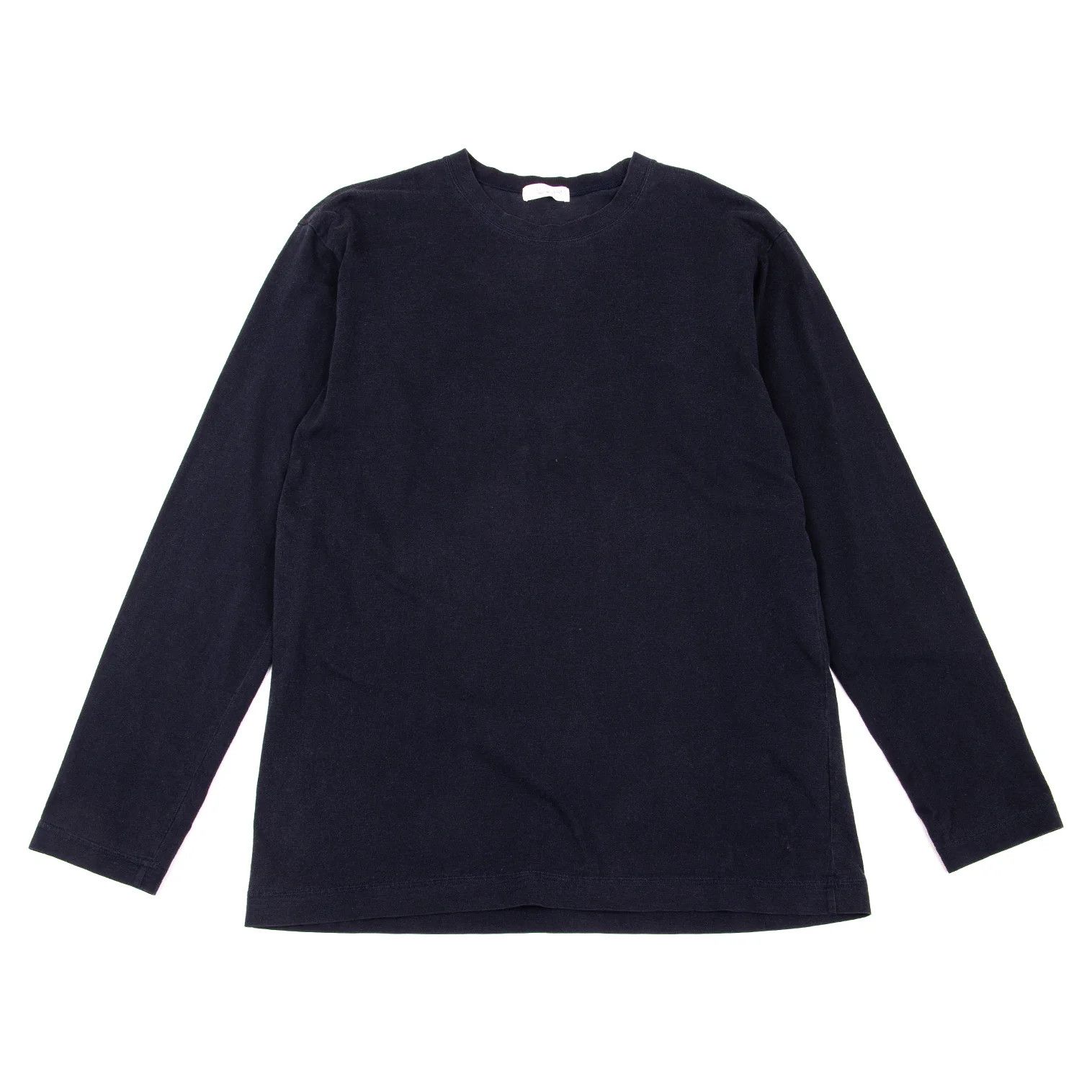 Issey Miyake Basic Long Sleeve Cut and Sewn Top in Navy Blue Size US M / EU 48-50 / 2 - 1 Thumbnail