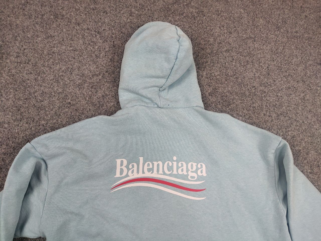Vintage Balenciaga Political Campaign Logo Oversized Used Hoodie Size US M / EU 48-50 / 2 - 11 Thumbnail