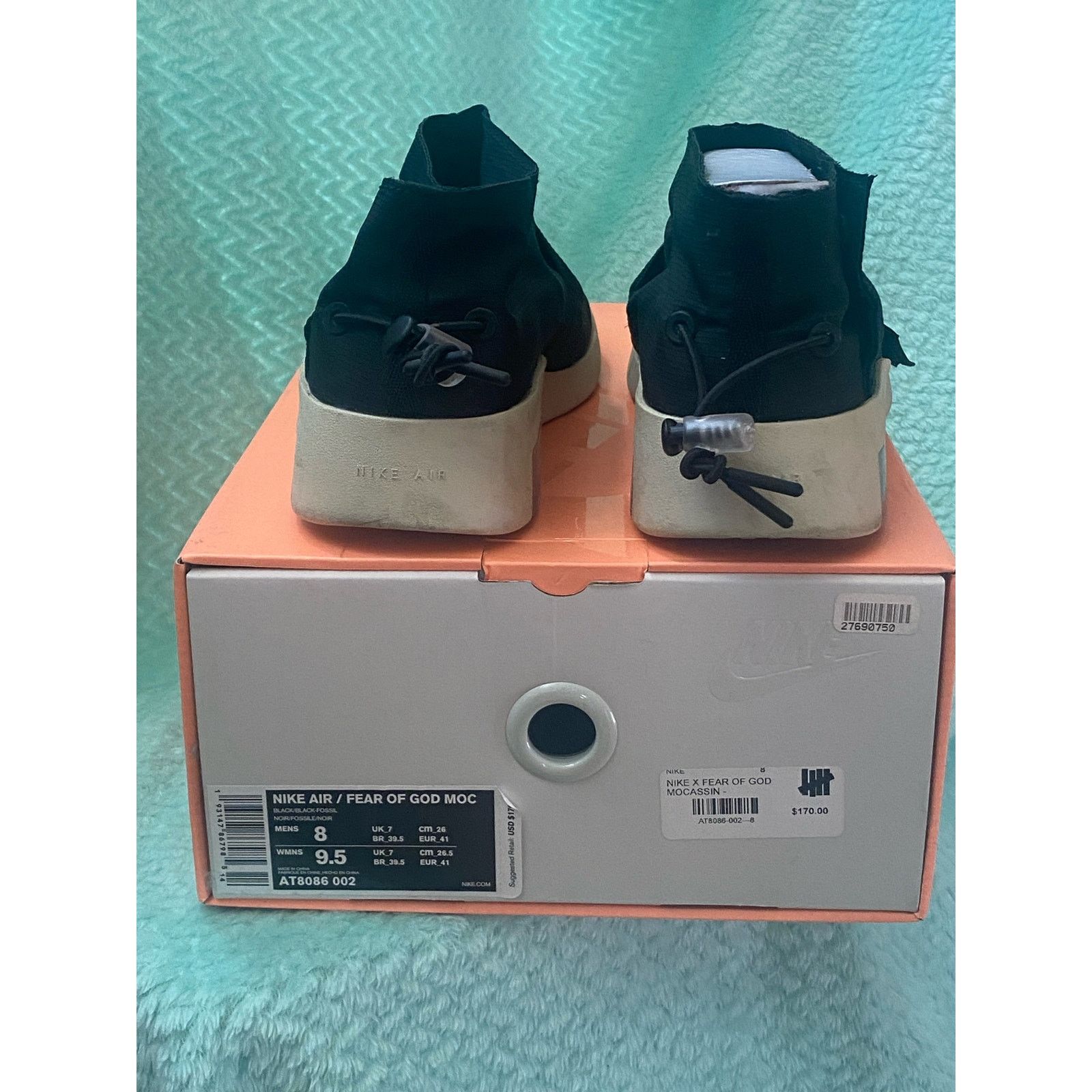 Nike Nike Air Fear of God Moc 'Black' m8 w9.5 Size US 8 / EU 41 - 7 Thumbnail