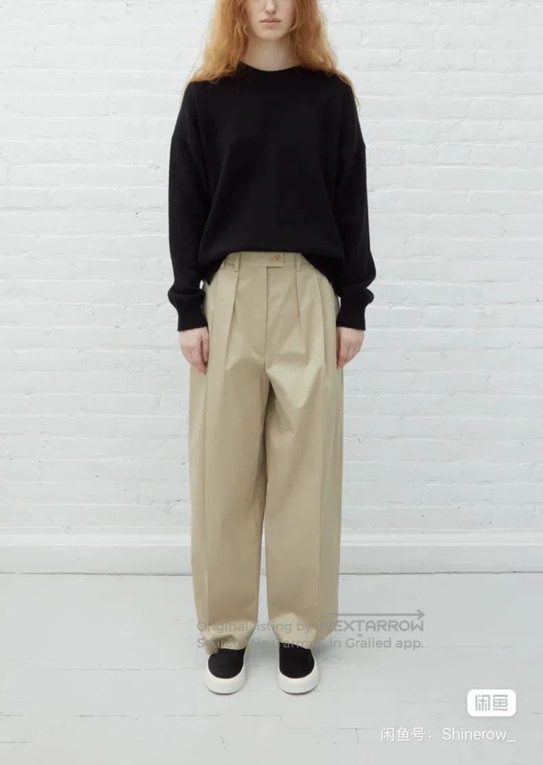 The Row The Row size 6 Thin beige slacks Size 25" / US 0 / IT 36 - 6 Thumbnail