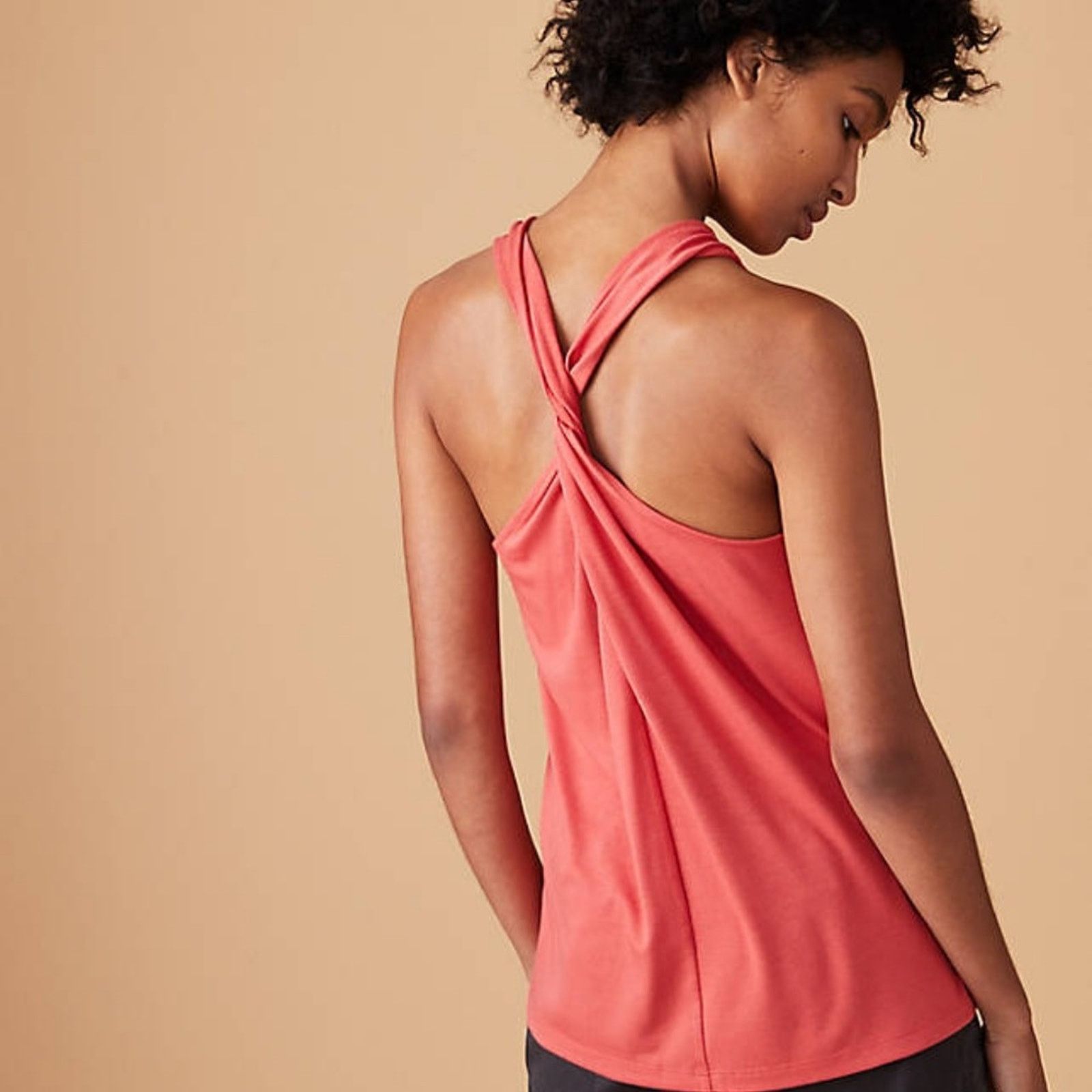 Lou & Grey Lou & Grey Coral Twist Back Tank Top Size XS / US 0-2 / IT 36-38 - 2 Thumbnail