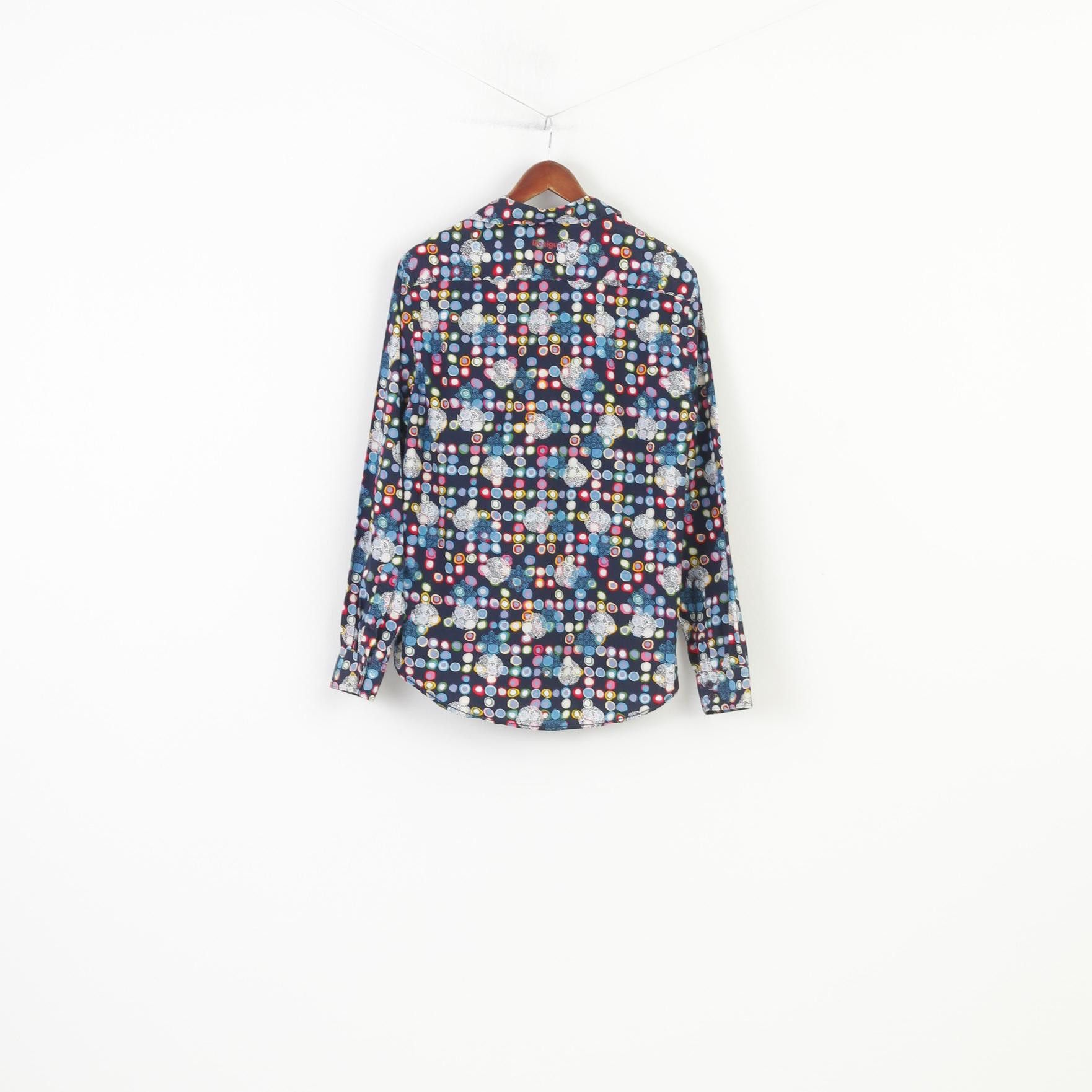 Desigual Desigual Men L Casual Shirt Long Sleeve Geometric Print 4111 Size US L / EU 52-54 / 3 - 7 Thumbnail