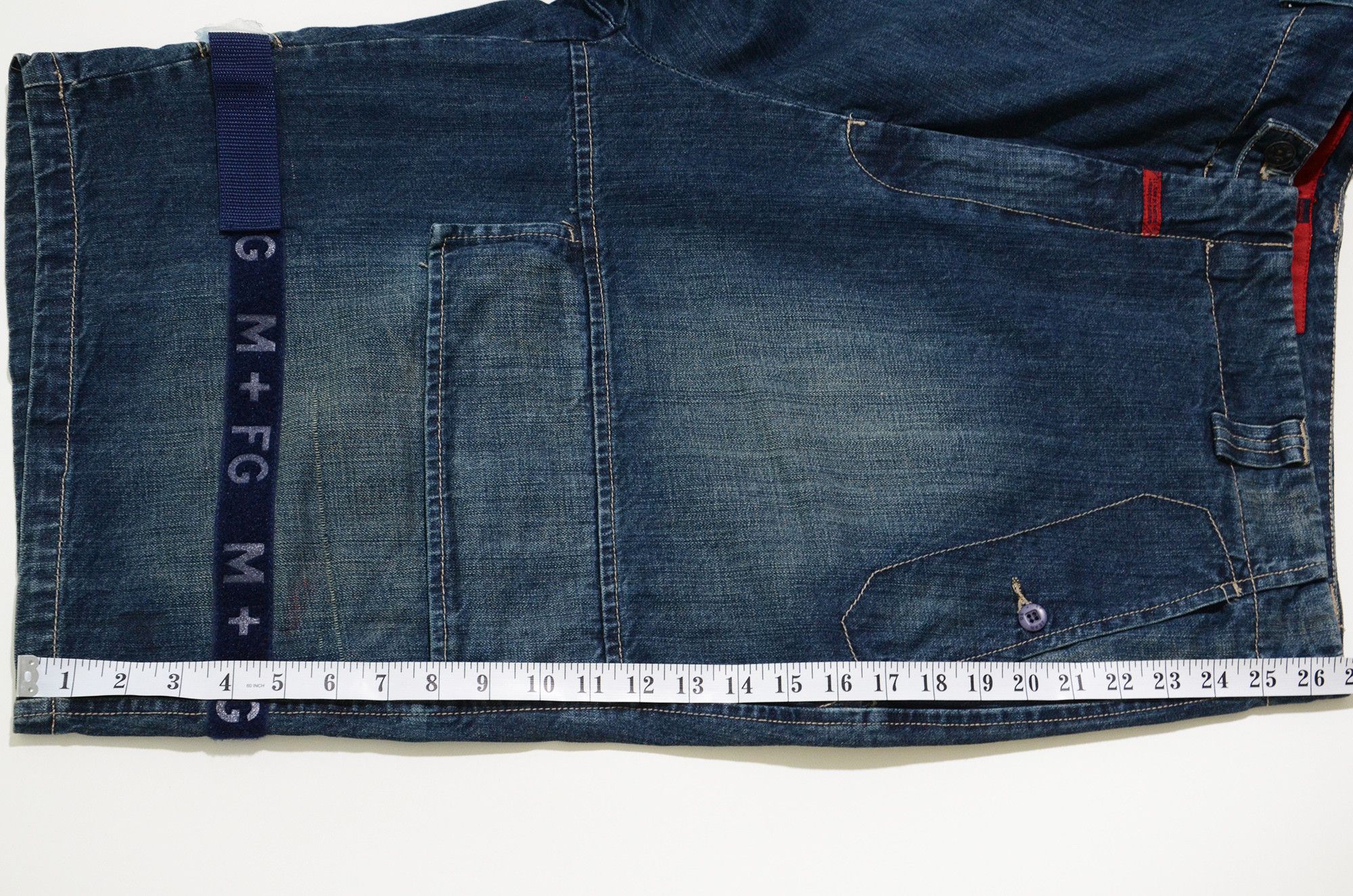 Marithe + Francois Girbaud M+FG W44 Cargo Jorts Y2K Hip Hop 2006 Craft Size US 44 / EU 60 - 14 Thumbnail