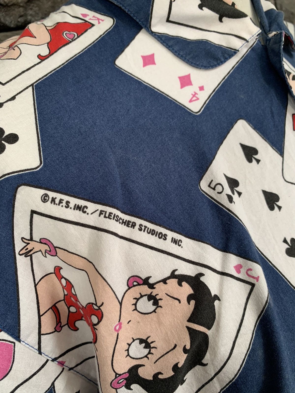 Vintage Vintage 90s Betty Boop Hawaii Shirt Size US L / EU 52-54 / 3 - 5 Thumbnail