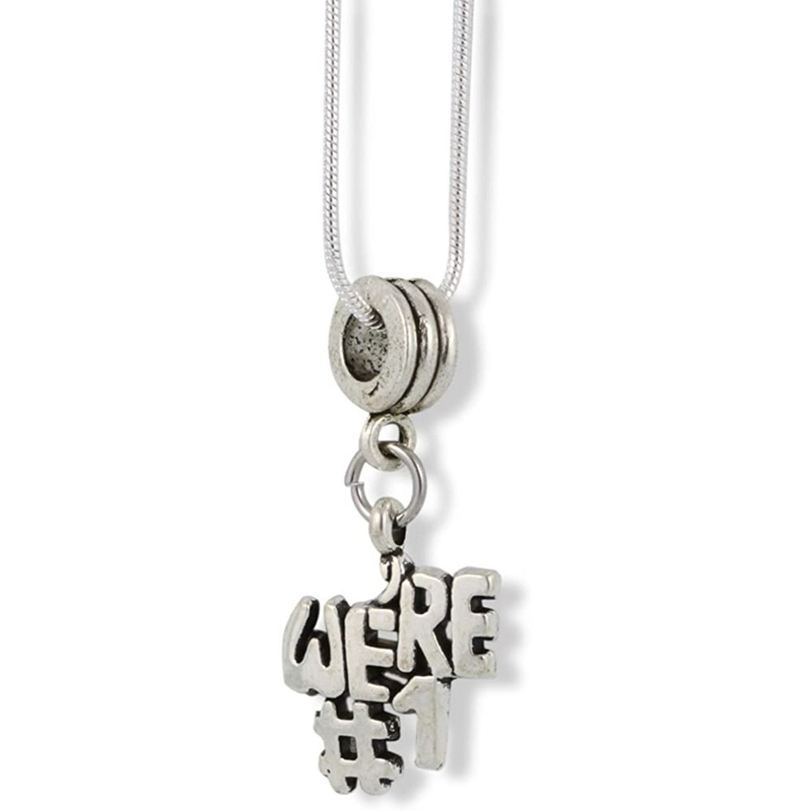 & Other Stories We're #1 Charm Snake Chain Necklace Size ONE SIZE - 1 Thumbnail