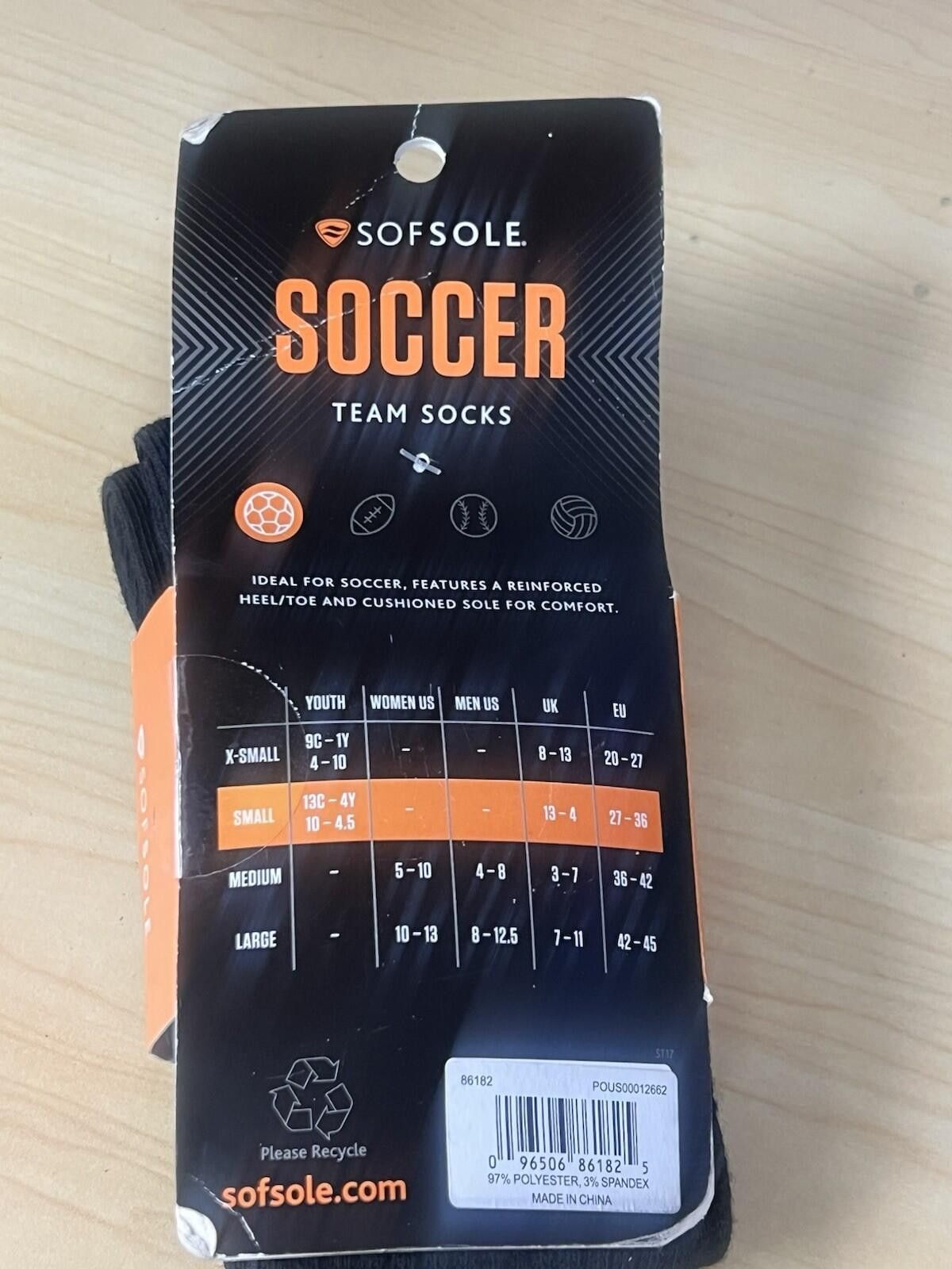 Other Sof Sole Soccer Over-The Calf Team Athletic Performance Sock Size ONE SIZE - 7 Thumbnail