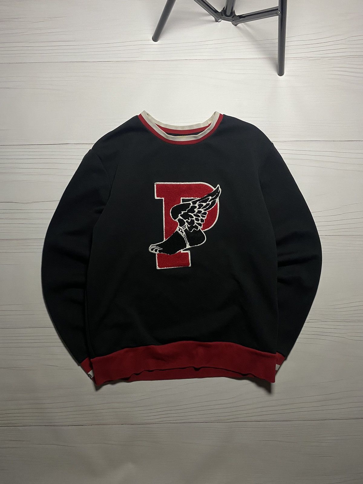 Polo Ralph Lauren × Vintage Polo Ralph Lauren P Big embroidered logo box fit sweatshirt Size US M / EU 48-50 / 2 - 1 Thumbnail
