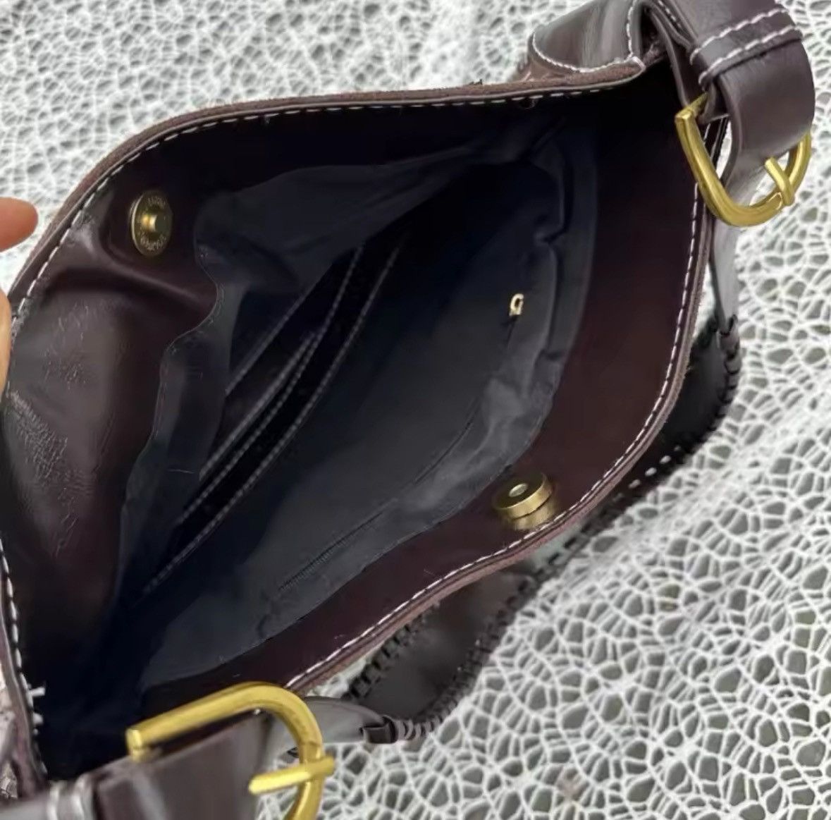 Japanese Brand Street Patchwork Large Capacity Female Handbag Size ONE SIZE - 5 Thumbnail