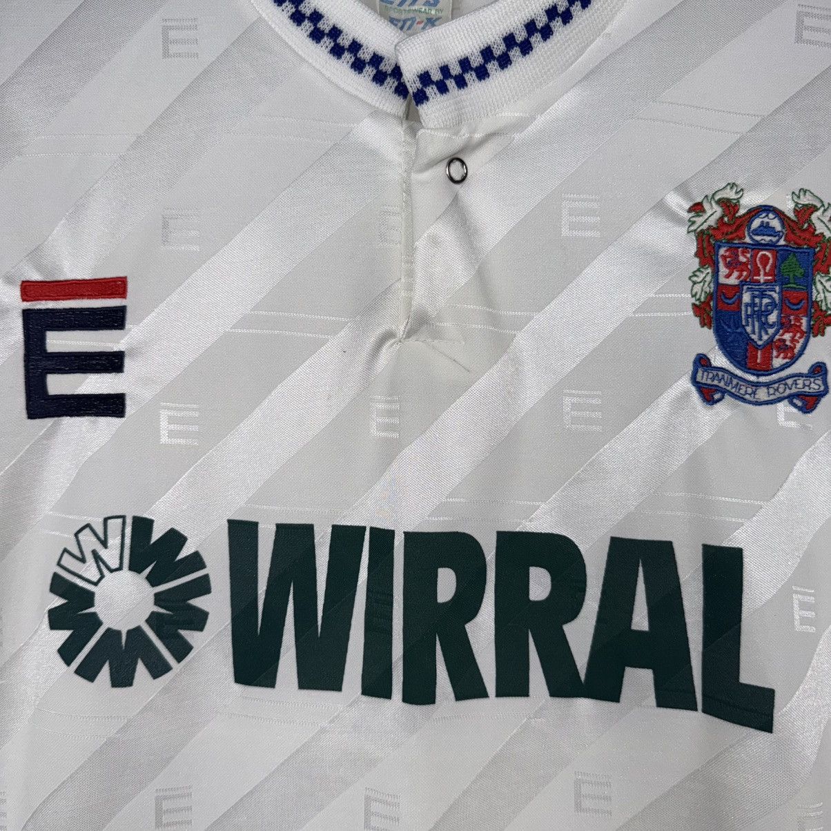 Vintage Tranmere Rovers 1989 1991 Home Football Shirt Soccer Jersey Size US XL / EU 56 / 4 - 6 Thumbnail