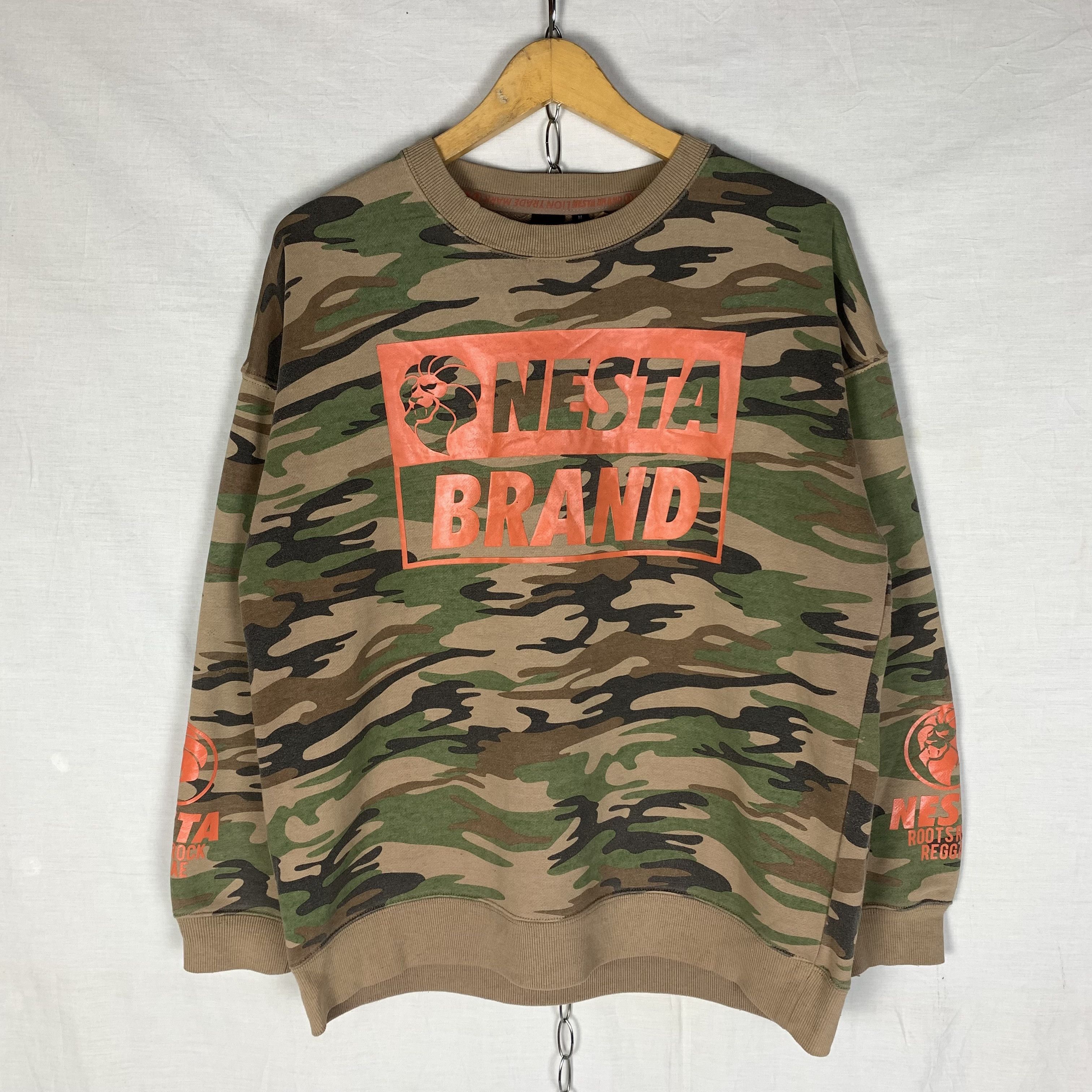 Japanese Brand Nesta Brand Japan Camo Sweatshirt Crewneck Size US M / EU 48-50 / 2 - 2 Thumbnail