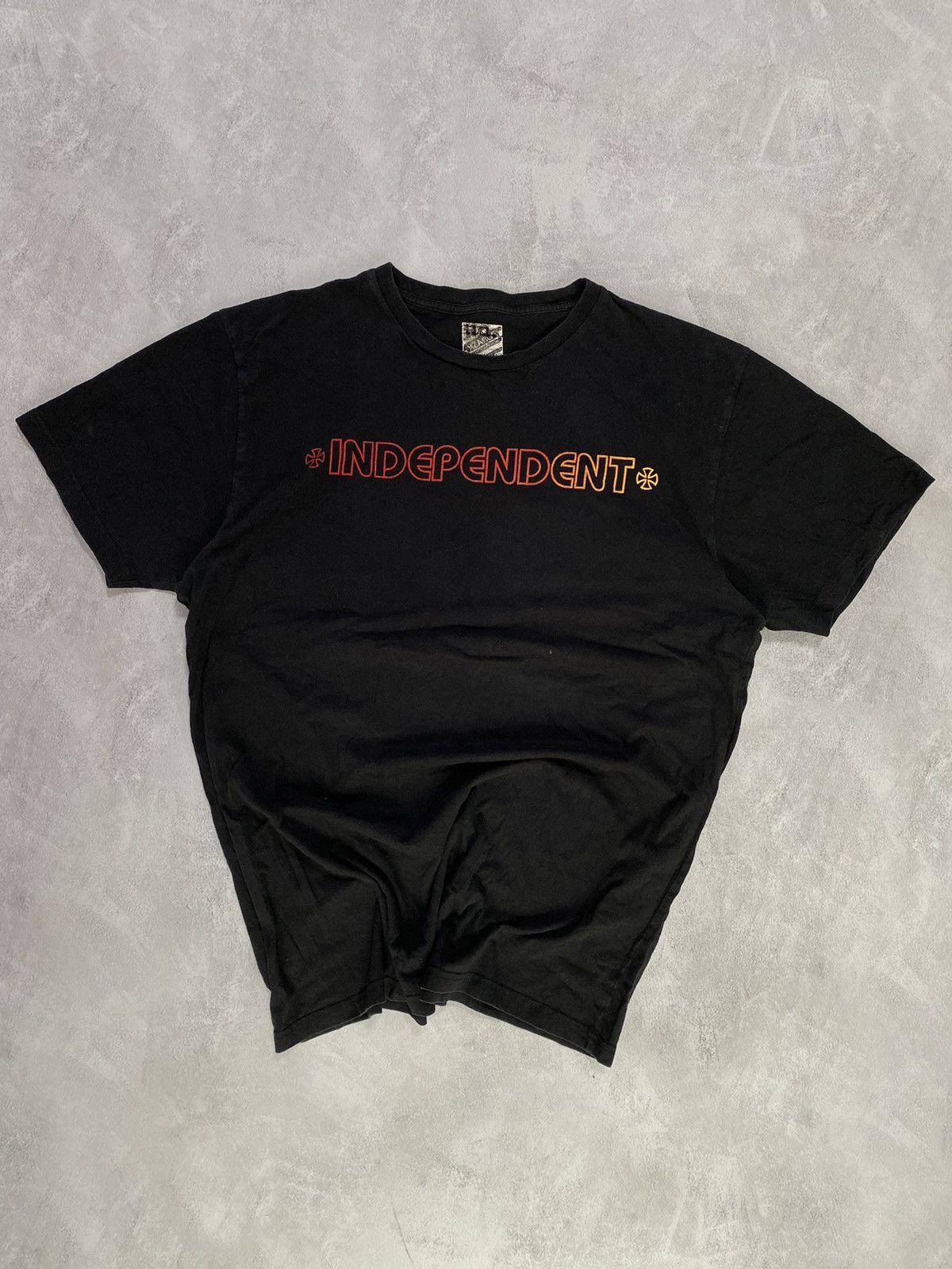 Independent Truck Co. × Vintage ☦️ Vintage 90s T-Shirt Independent BIG LOGO + BACK LOGO Size US XL / EU 56 / 4 - 2 Thumbnail