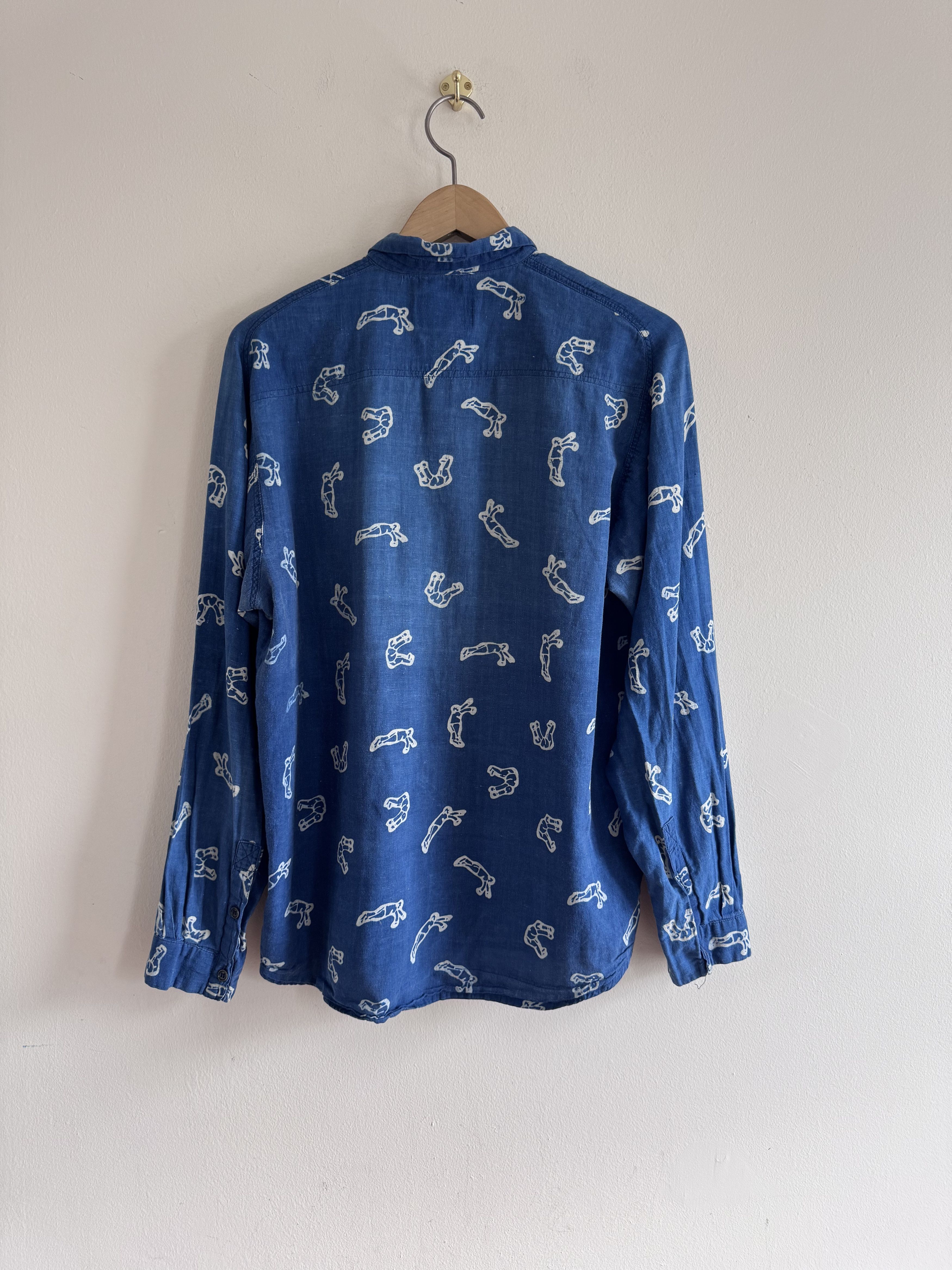 Henrik Vibskov Henrik Vibskov Printed Button Down Shirt Acrobat Graphic Size US M / EU 48-50 / 2 - 5 Thumbnail