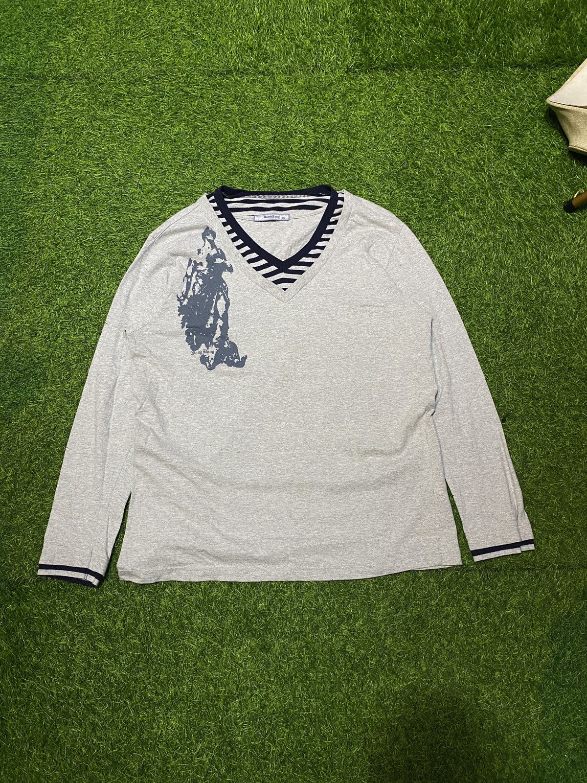 If Six Was Nine × Japanese Brand 🩶 LONGSLEVEE BANG-BANG POEM IFSIX STYLE Size US XXL / EU 58 / 5 - 2 Thumbnail