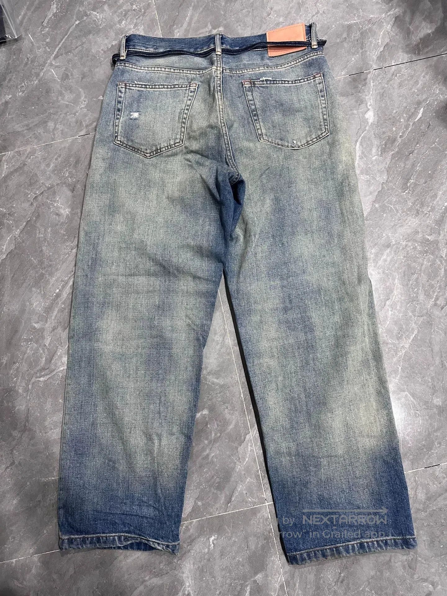 Acne Studios Acne Studios Patchwork Blue Denim Pants. Size US 32 / EU 48 - 2 Thumbnail