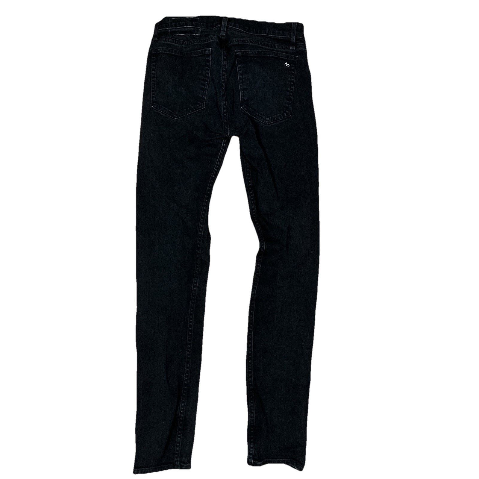 Rag & Bone Rag & Bone Extra Slim Jeans Black Fit 1 Stretch USA Made Size US 30 / EU 46 - 2 Thumbnail