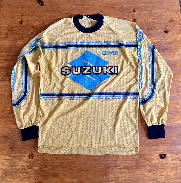 Vintage Suzuki Moto Jersey With Insulation, Grailed