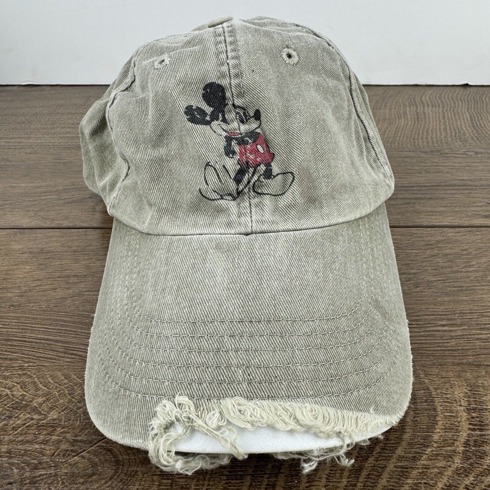 Other Mickey Mouse Hat Tan Brown Hat Adjustable Adult Size Mickey Size ONE SIZE - 2 Thumbnail